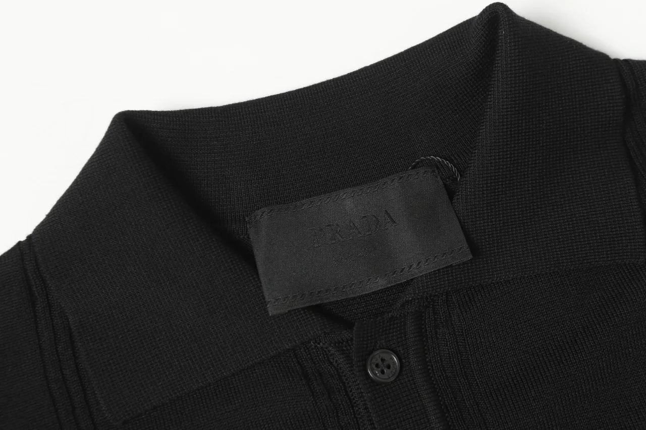 Cashmere-Blend Knit Polo Shirt D10013715 — view 4