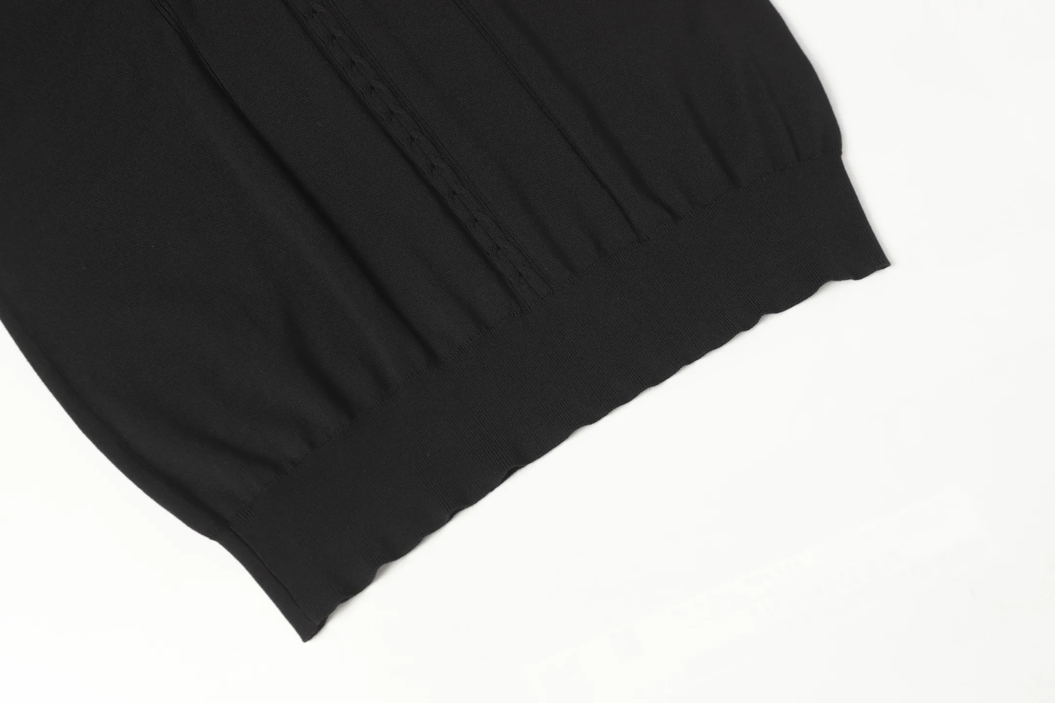 Cashmere-Blend Knit Polo Shirt D10013715 — view 8