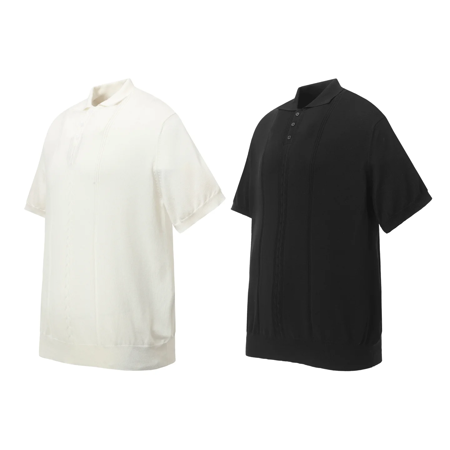 Cashmere-Blend Knit Polo Shirt D10013717
