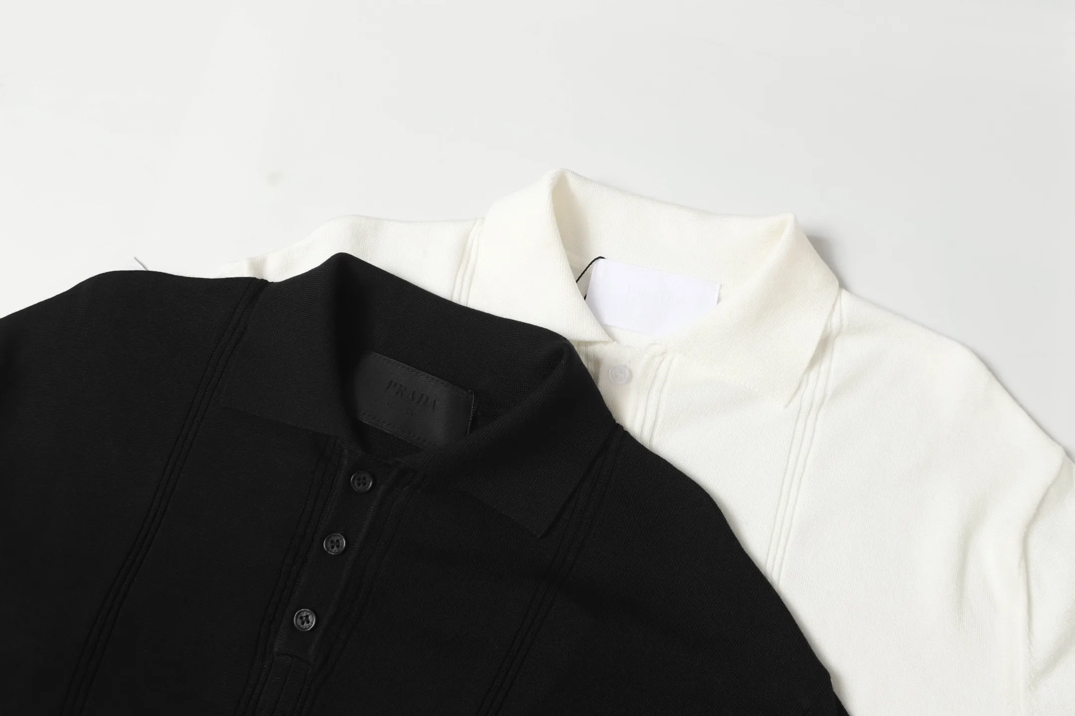 Cashmere-Blend Knit Polo Shirt D10013717 — view 6
