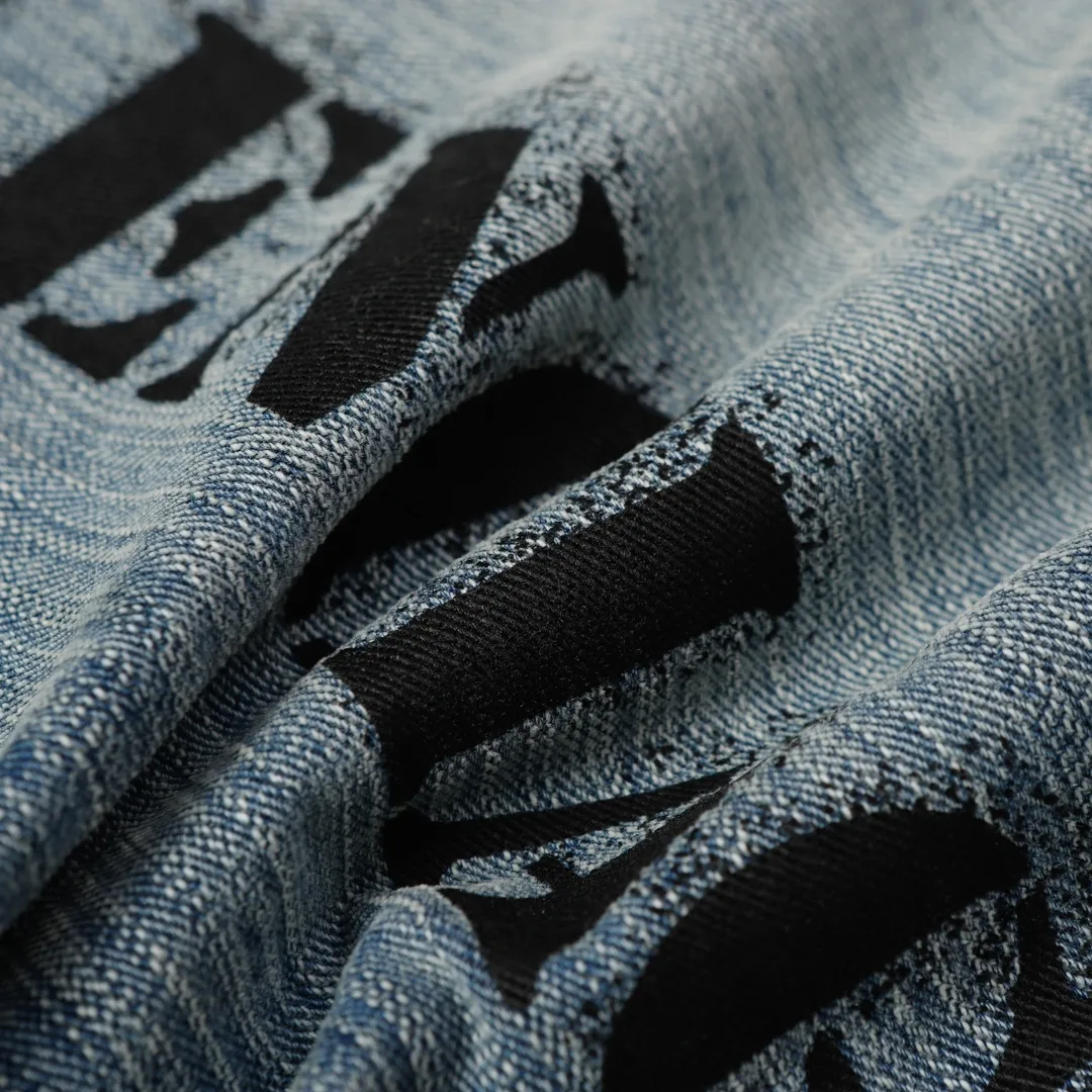 Logo-Print Wide-Leg Hybrid Jeans D23020551 — view 5