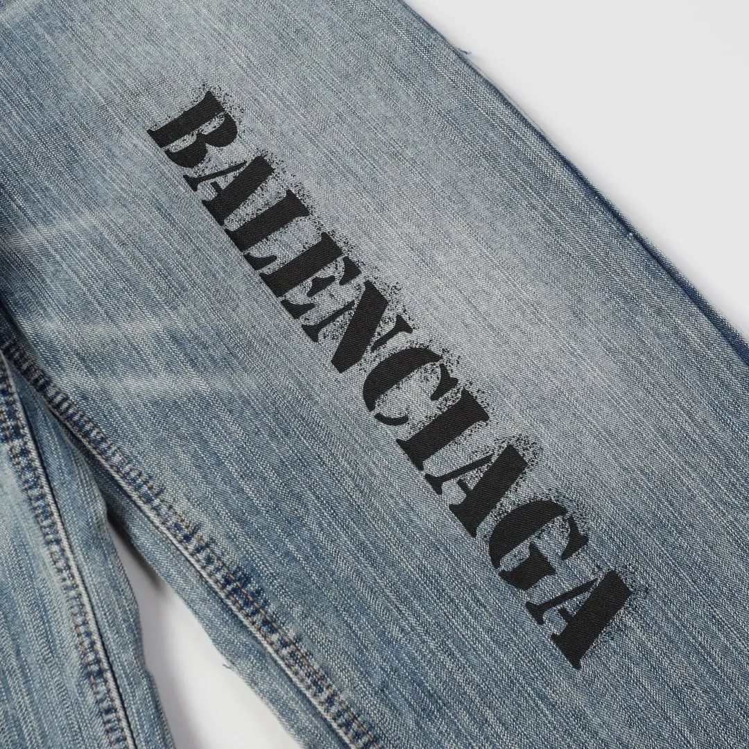 Logo-Print Wide-Leg Hybrid Jeans D23020551 — view 7