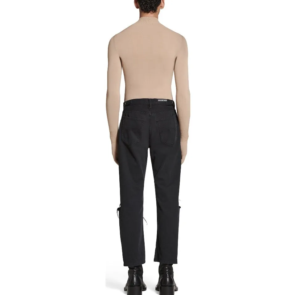 Busted Knee Straight-Leg Jeans D20020548 — view 6