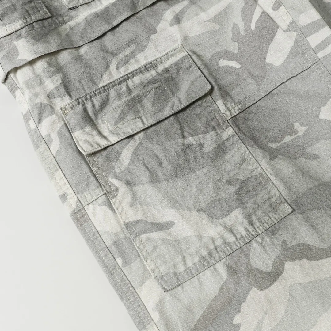 Balenciaga Hand-Painted Camouflage Cargo Trousers D23520547 — view 38