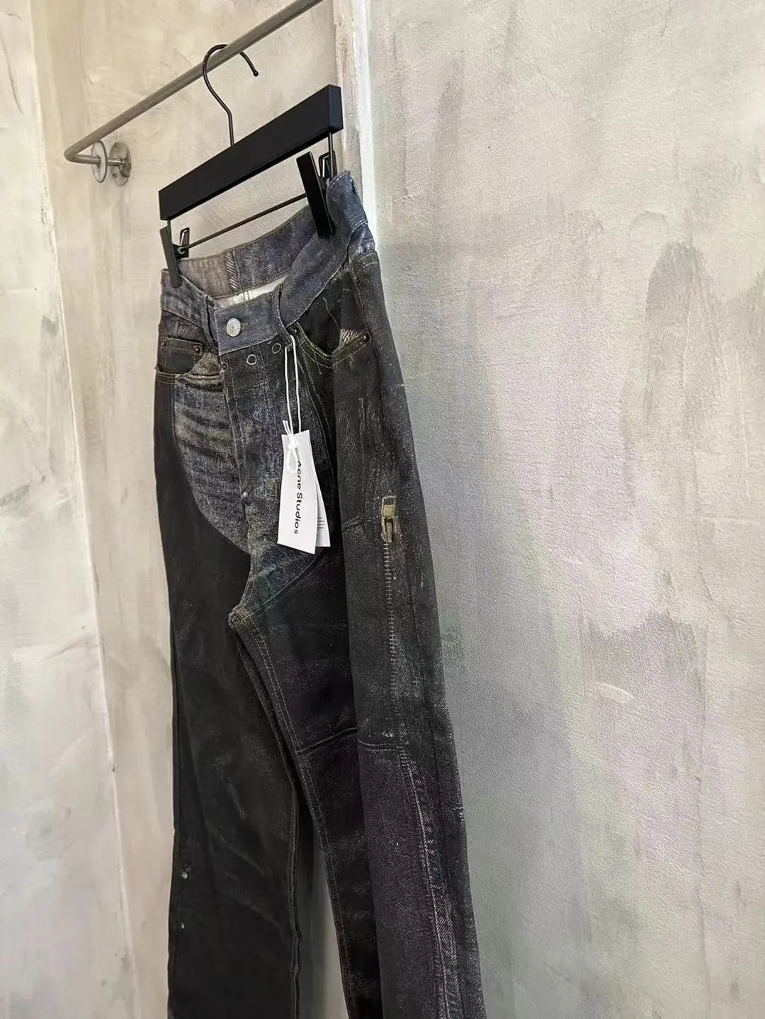 3D Digital Print Wide-Leg Jeans D25018629 — view 19