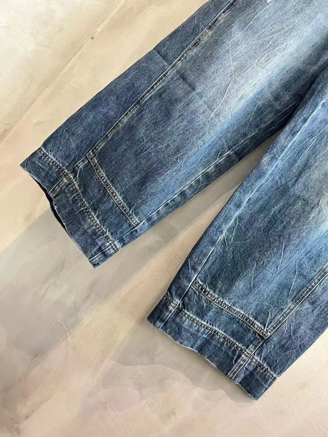 Turquoise Studded Relaxed-Fit Jeans D25518628 — view 7