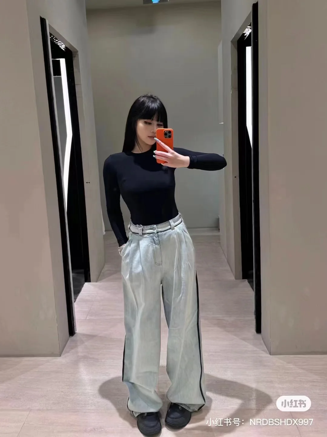 MM6 Maison Margiela Washed Wide-Leg Jeans D24518627
