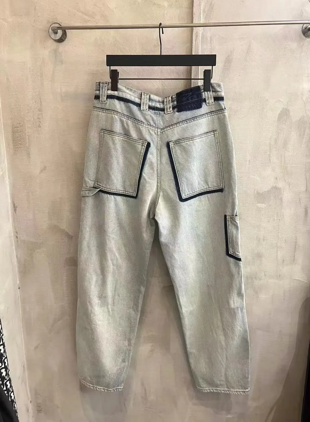 MM6 Maison Margiela Washed Wide-Leg Jeans D24518627 — view 9