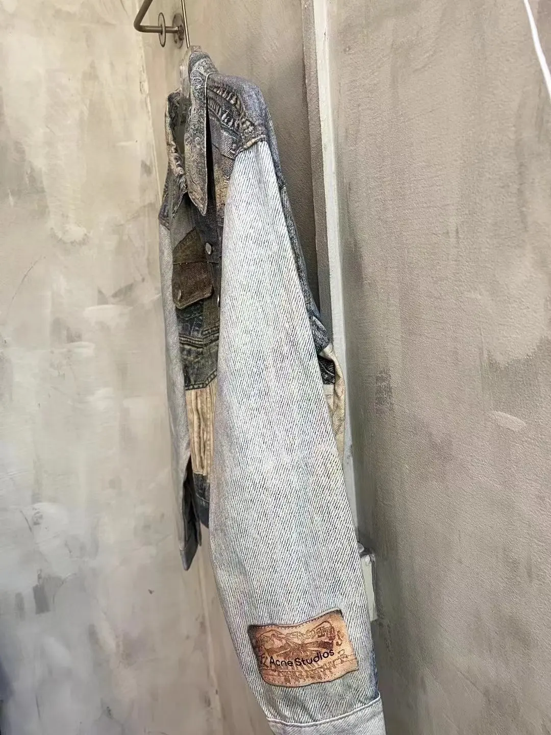 3D Trompe L'oeil Print Denim Jacket D26018625 — view 13