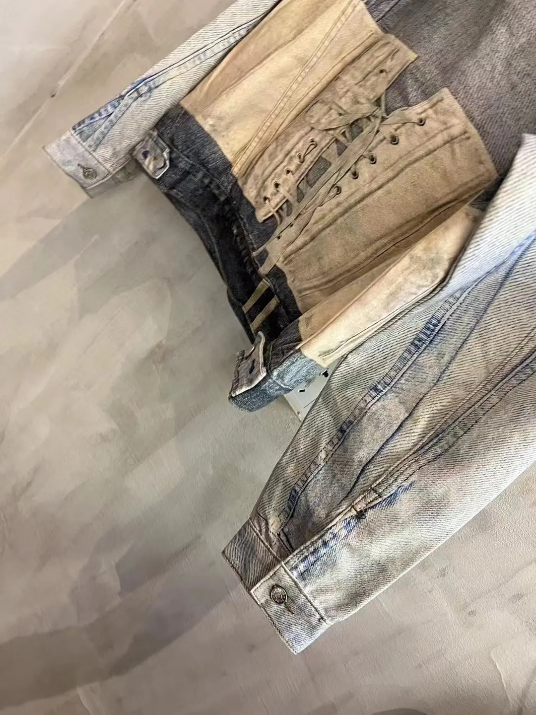 3D Trompe L'oeil Print Denim Jacket D26018625 — view 16