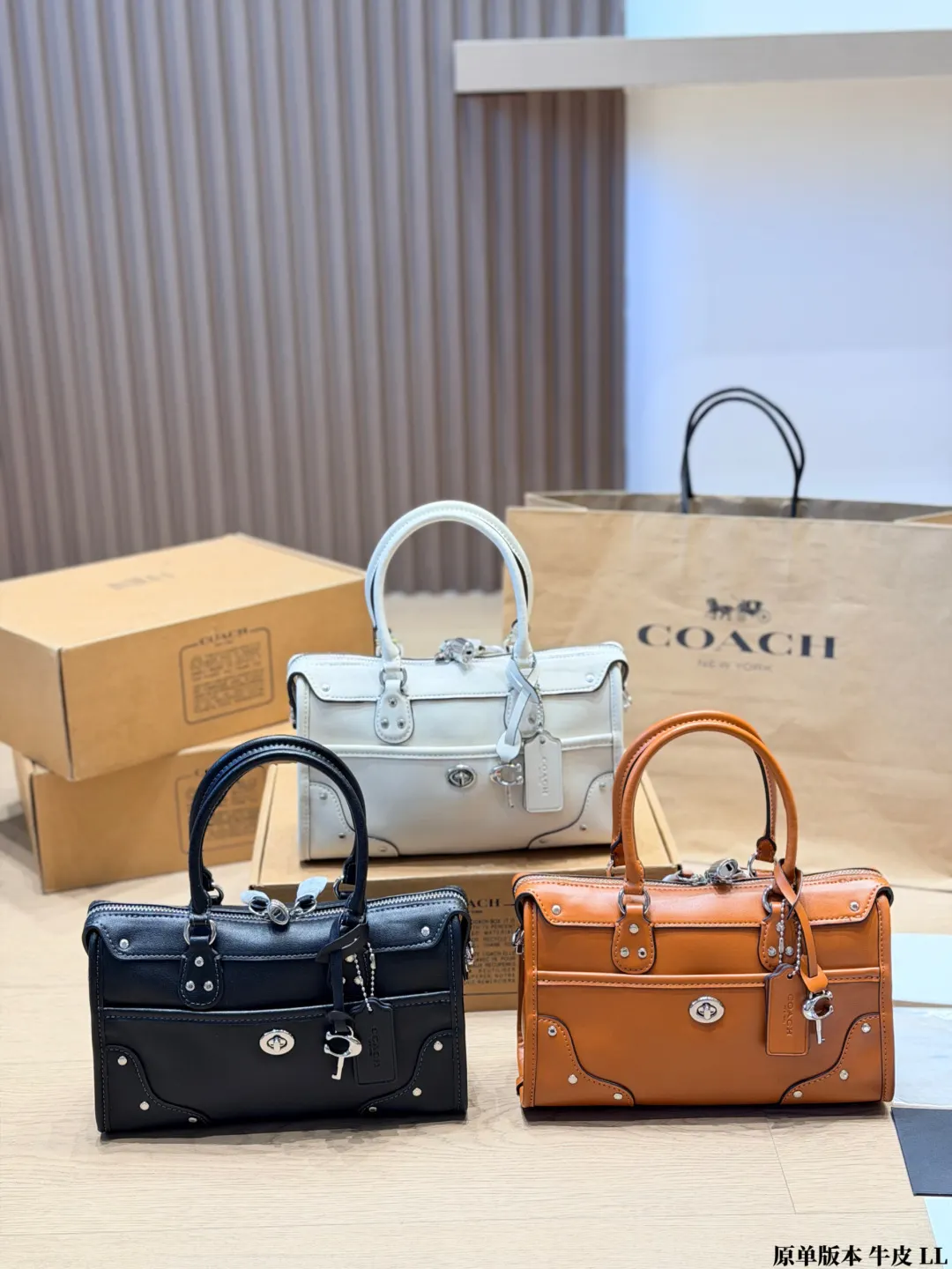 Coach Rhyder 24 Leather Satchel D33018283
