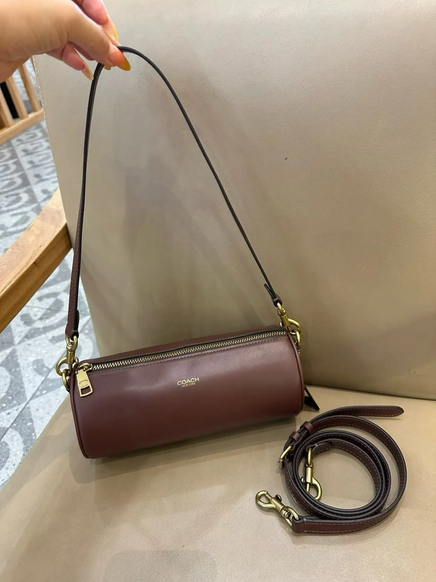Coach Barrel Monogram Shoulder Bag D33017977 — view 28