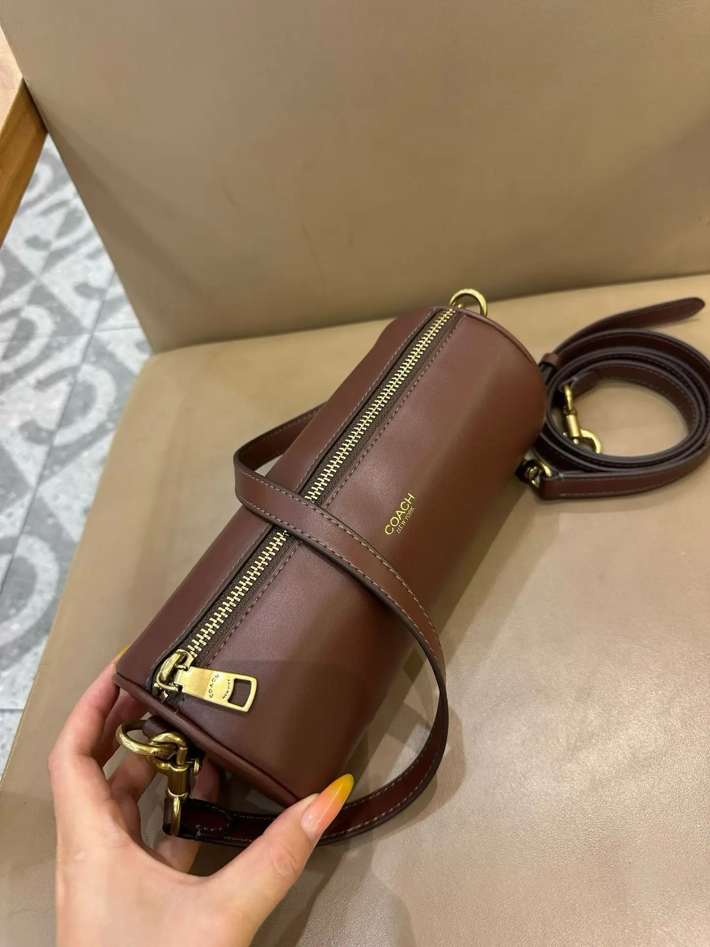 Coach Barrel Monogram Shoulder Bag D33017977 — view 31