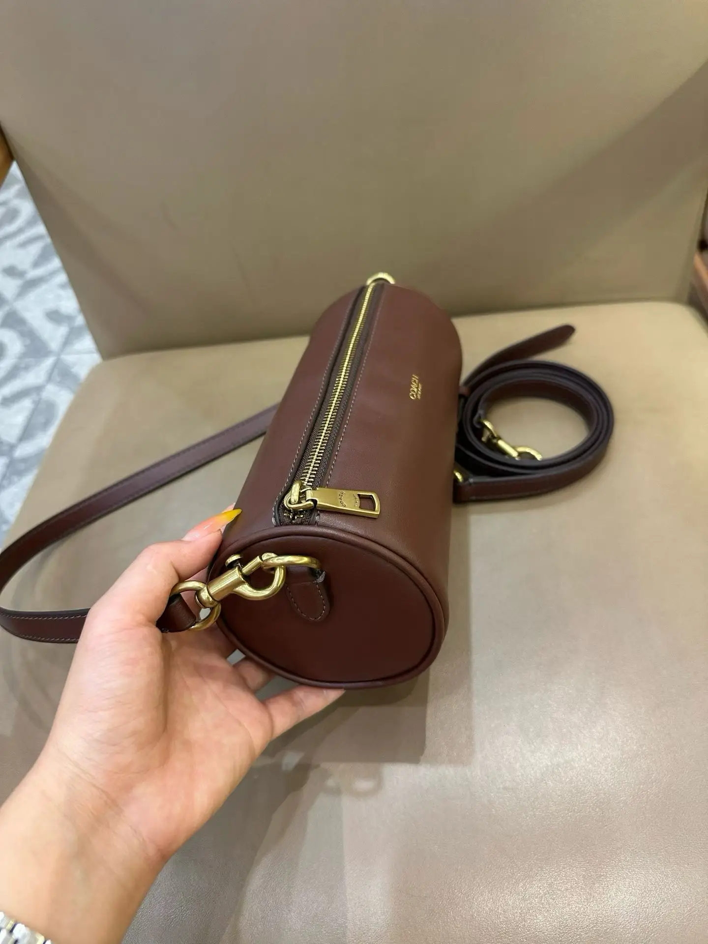 Coach Barrel Monogram Shoulder Bag D33017977 — view 32