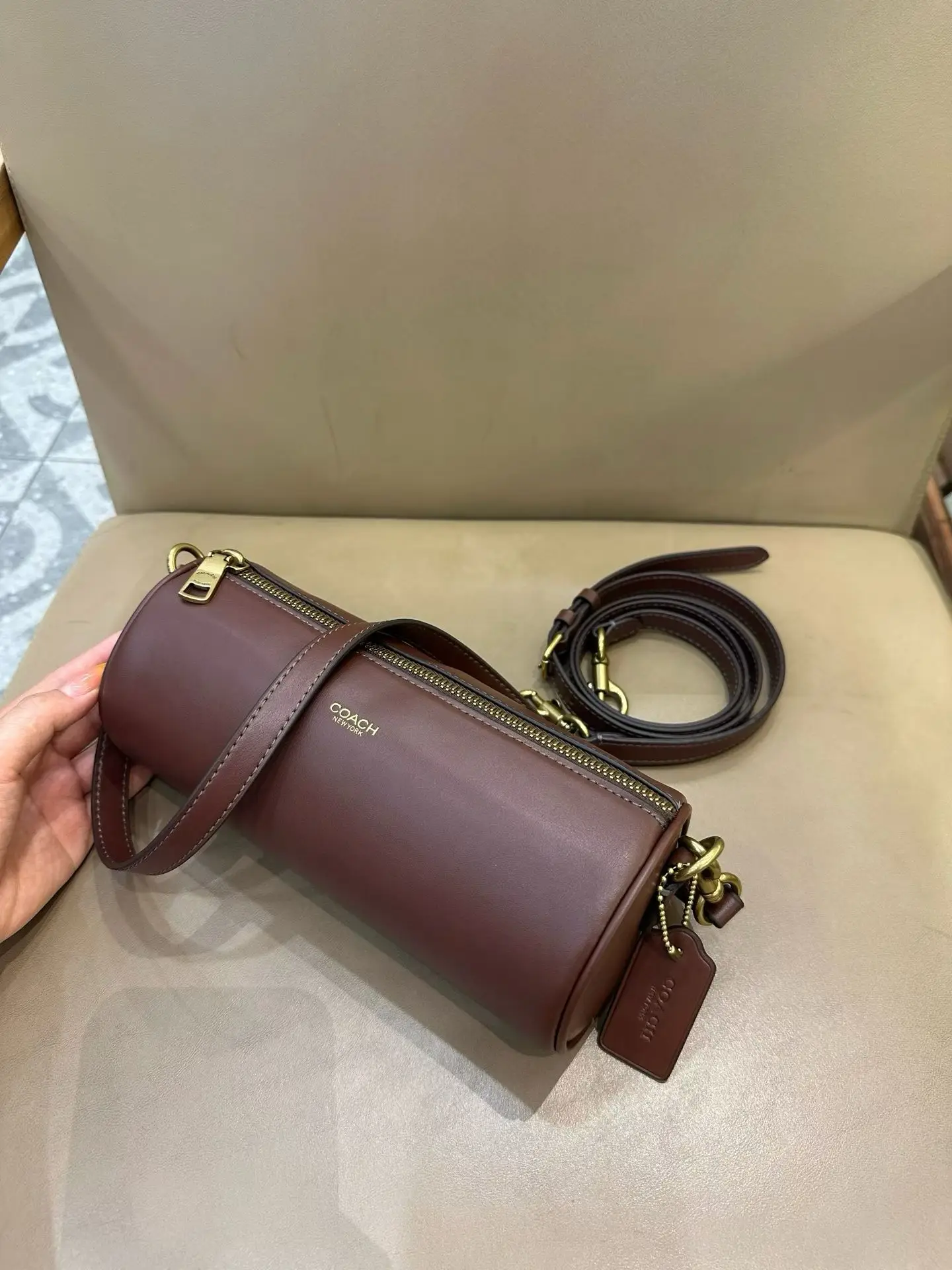 Coach Barrel Monogram Shoulder Bag D33017977 — view 33