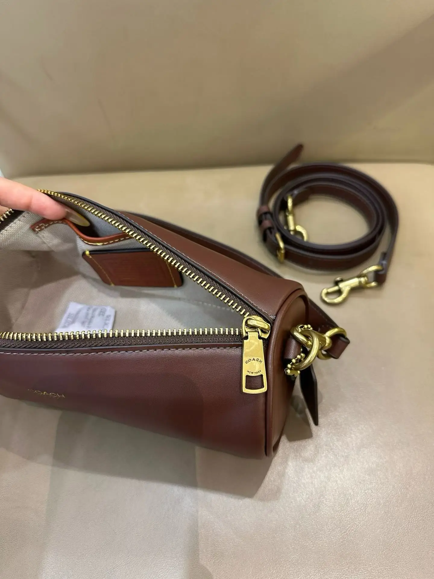 Coach Barrel Monogram Shoulder Bag D33017977 — view 36