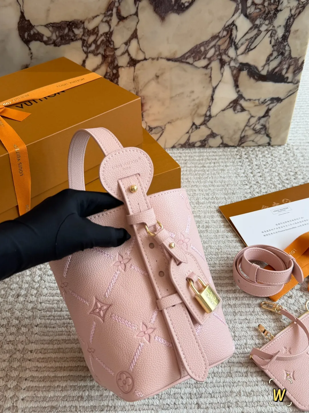 Embossed Monogram Bucket Bag D33018164 — view 2