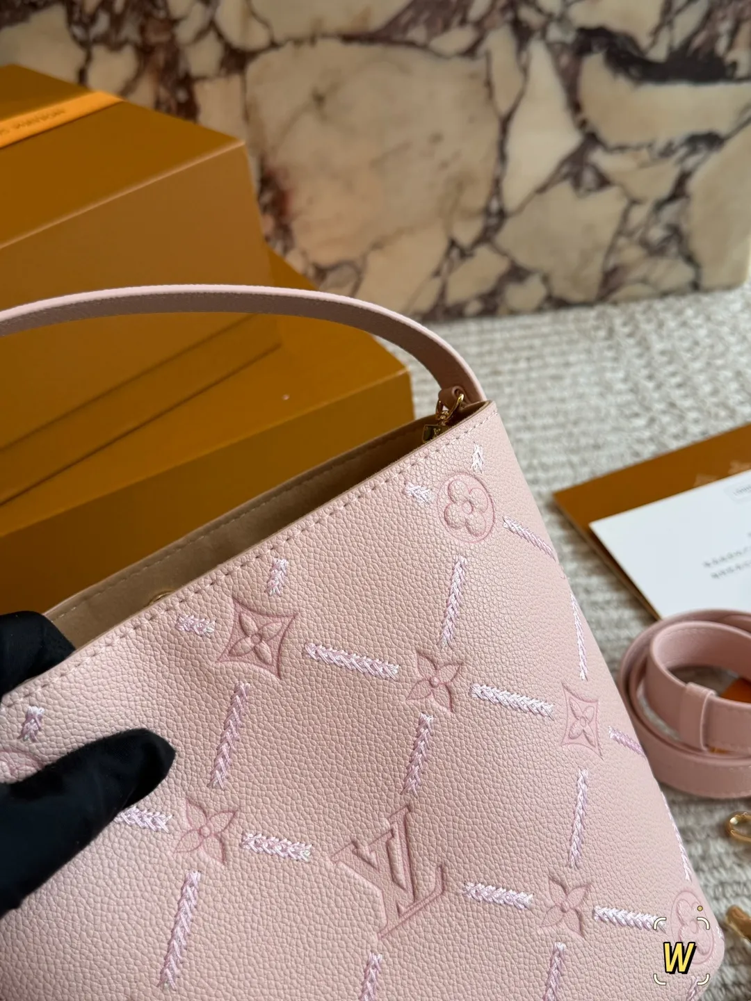 Embossed Monogram Bucket Bag D33018164 — view 7