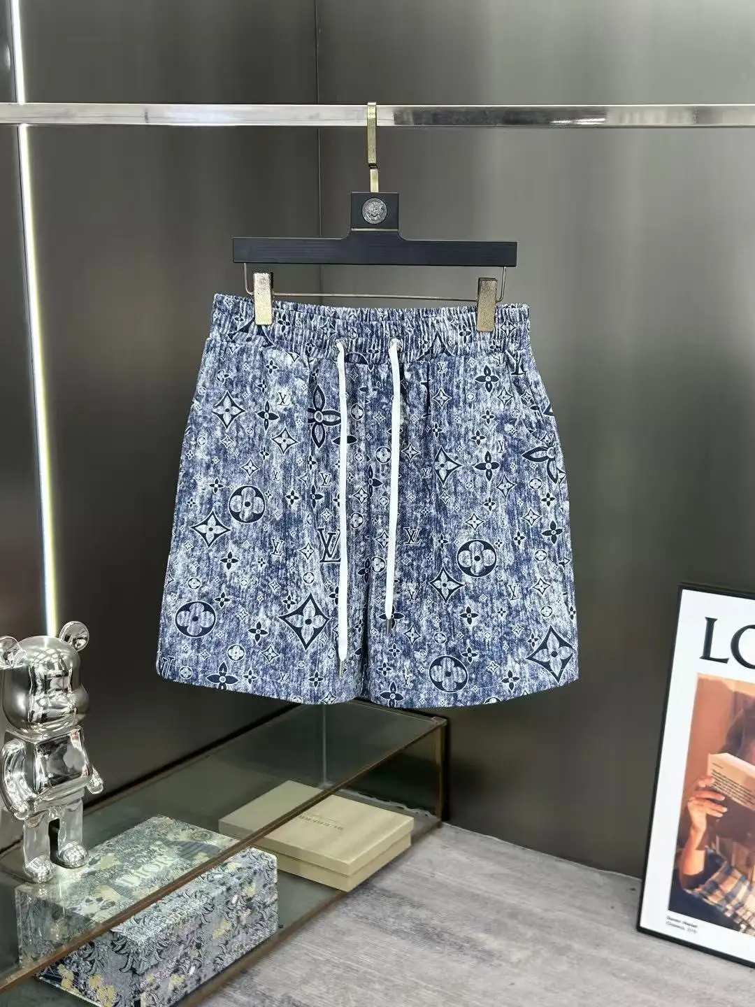 Monogram Jacquard Denim Shorts D15511041