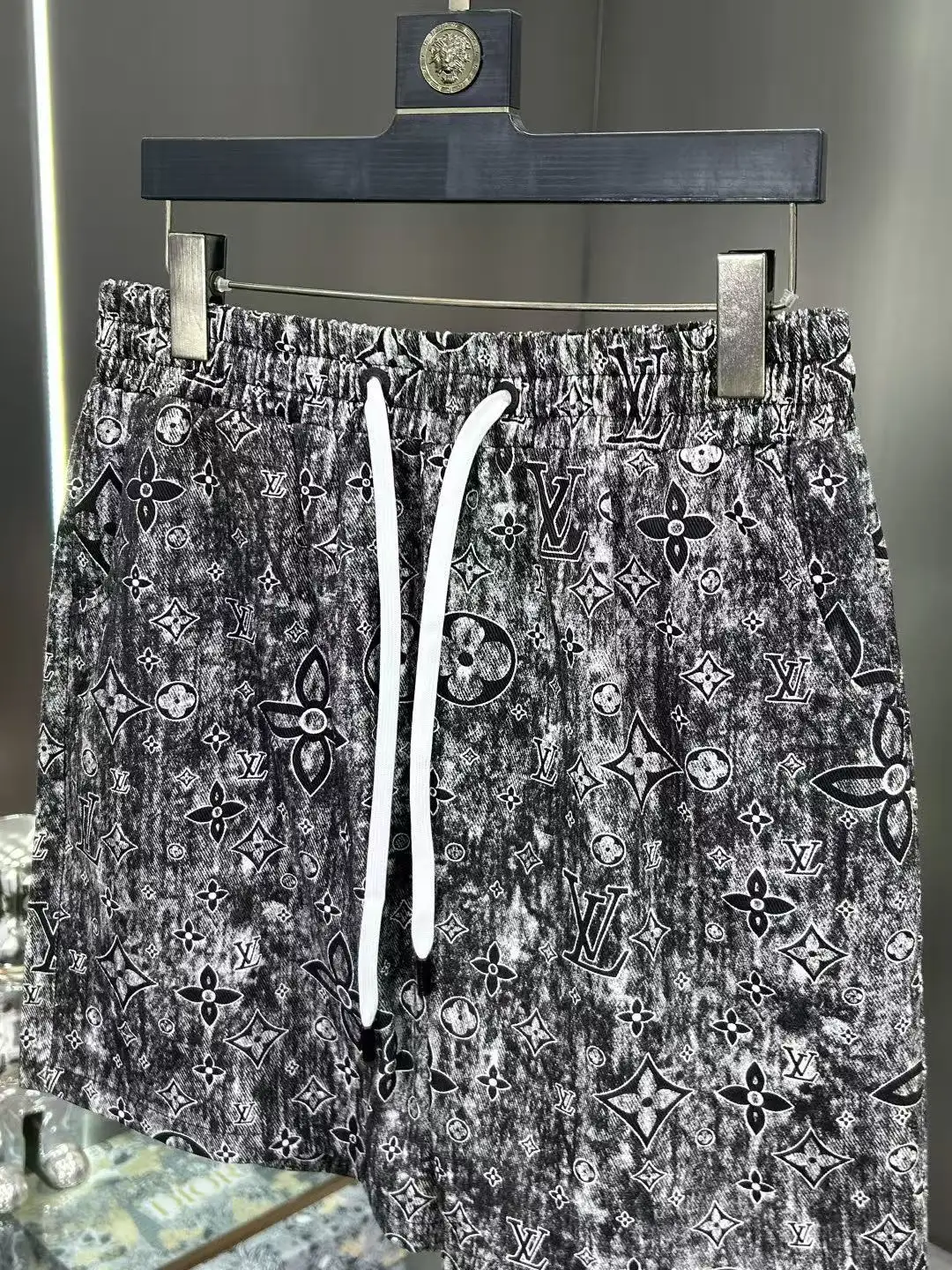 Monogram Jacquard Denim Shorts D15511042 — view 3