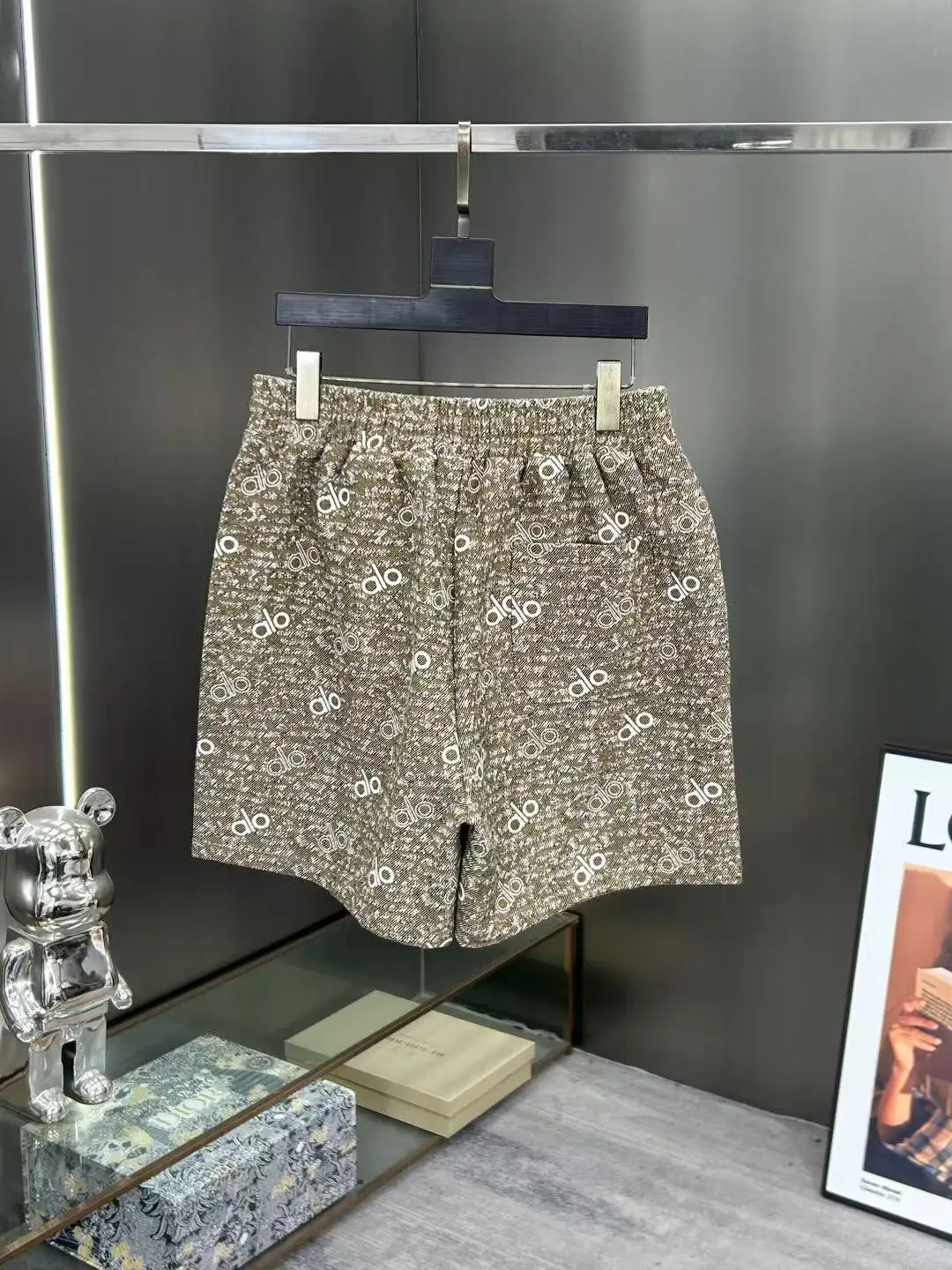 Logo Jacquard Denim Shorts D15511039 — view 2