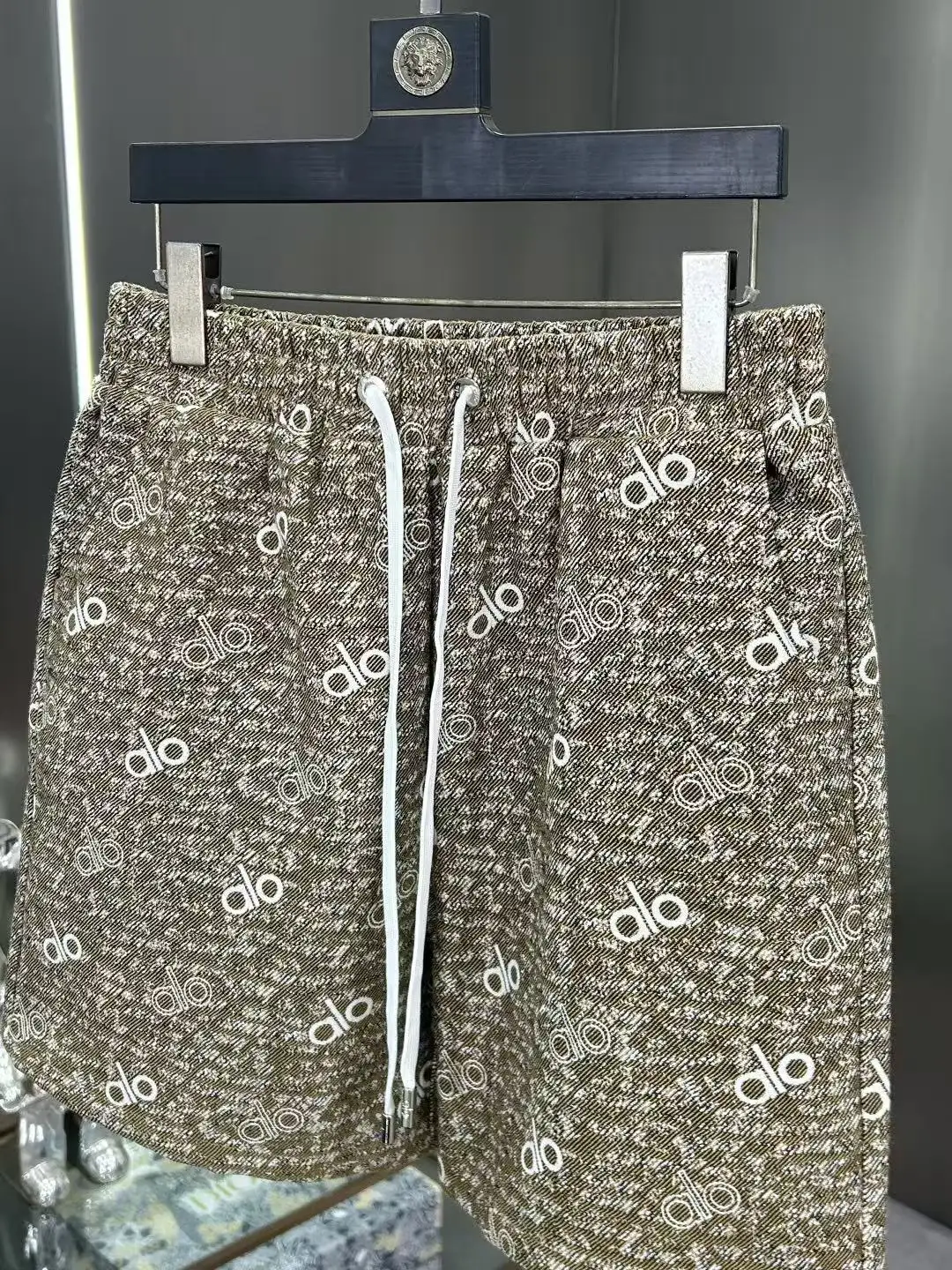 Logo Jacquard Denim Shorts D15511039 — view 5
