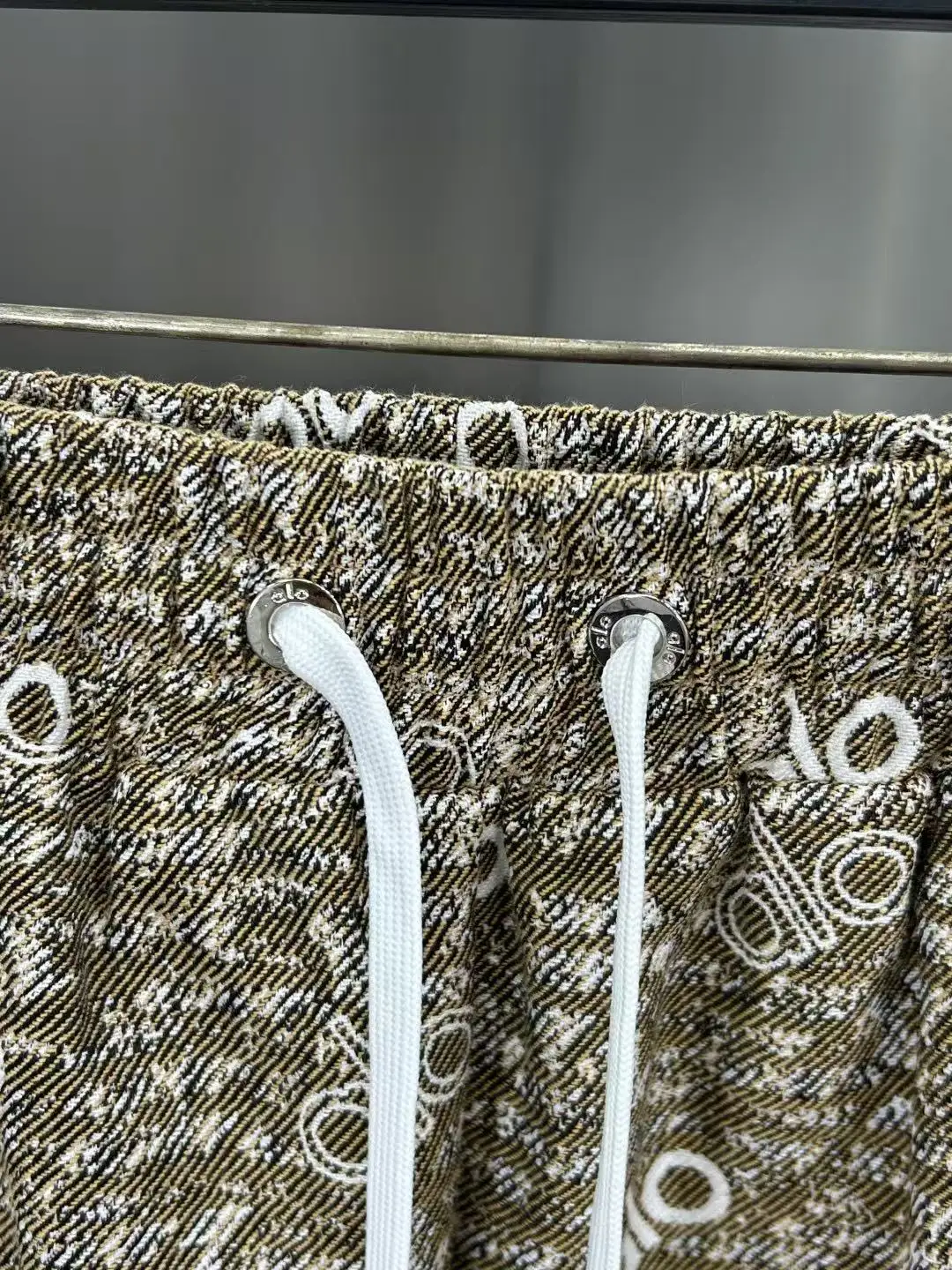 Logo Jacquard Denim Shorts D15511039 — view 7