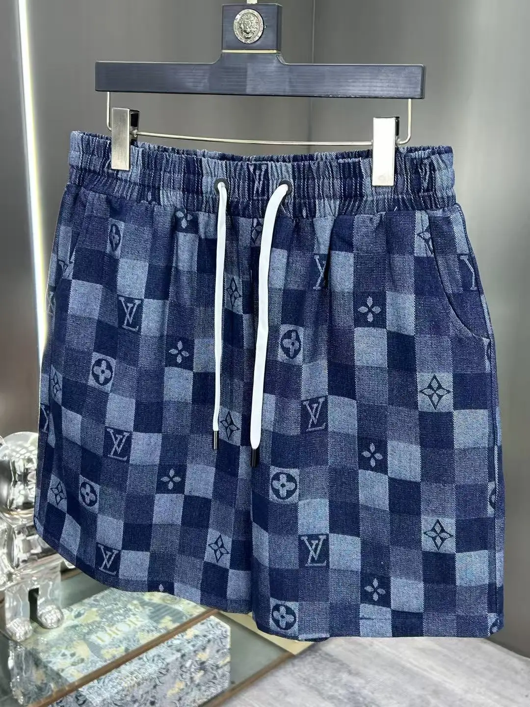 Monogram Jacquard Denim Shorts D15511050 — view 4