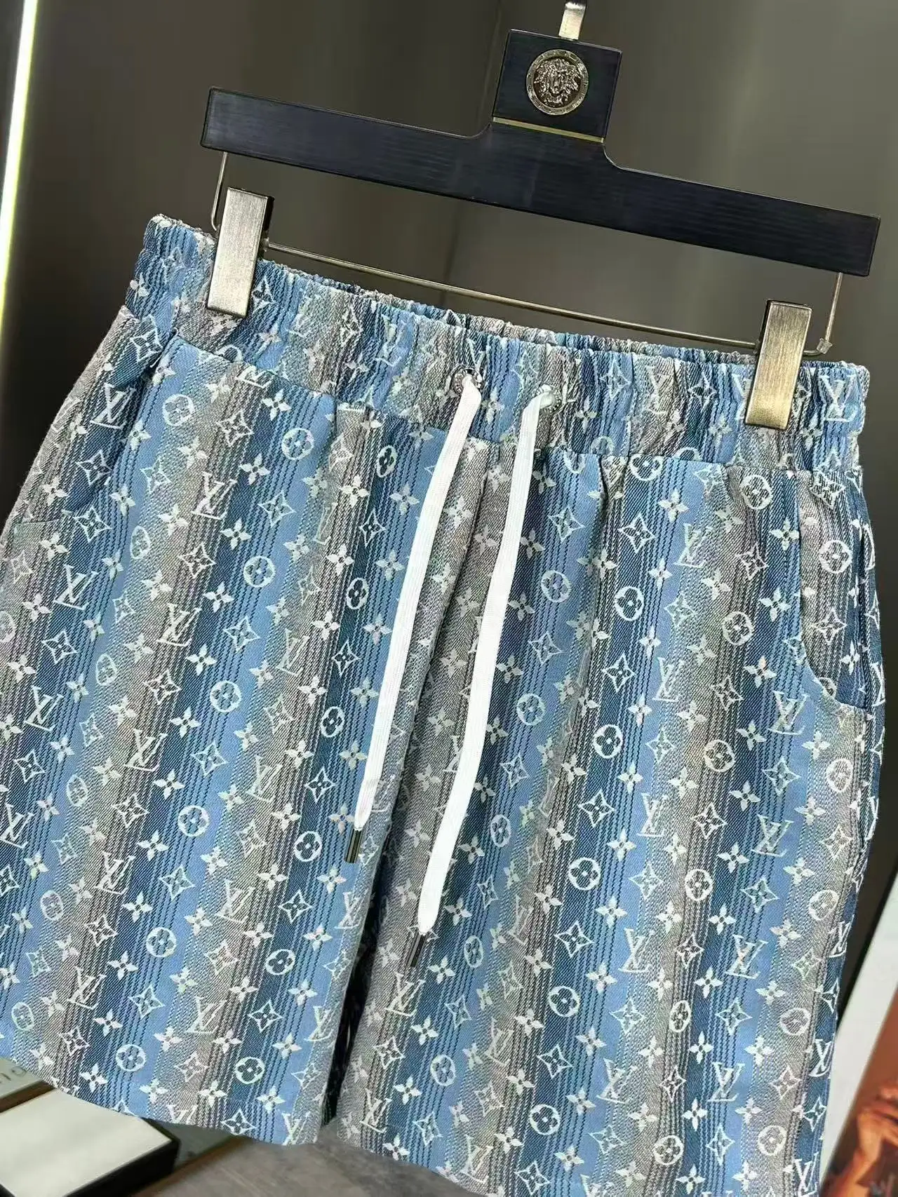 Monogram Jacquard Denim Shorts D15511049 — view 3