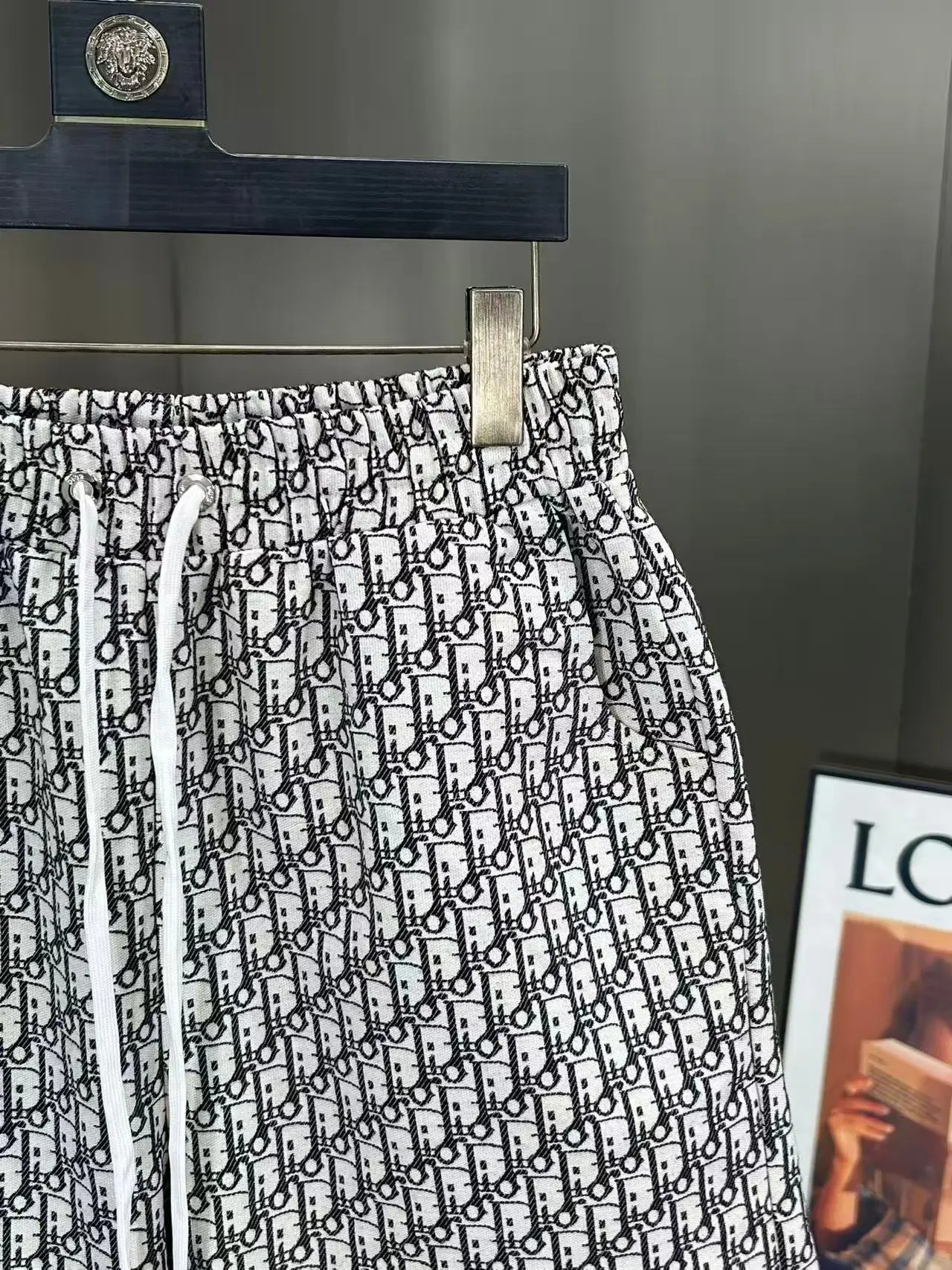Oblique Jacquard Denim Shorts D15511034 — view 5