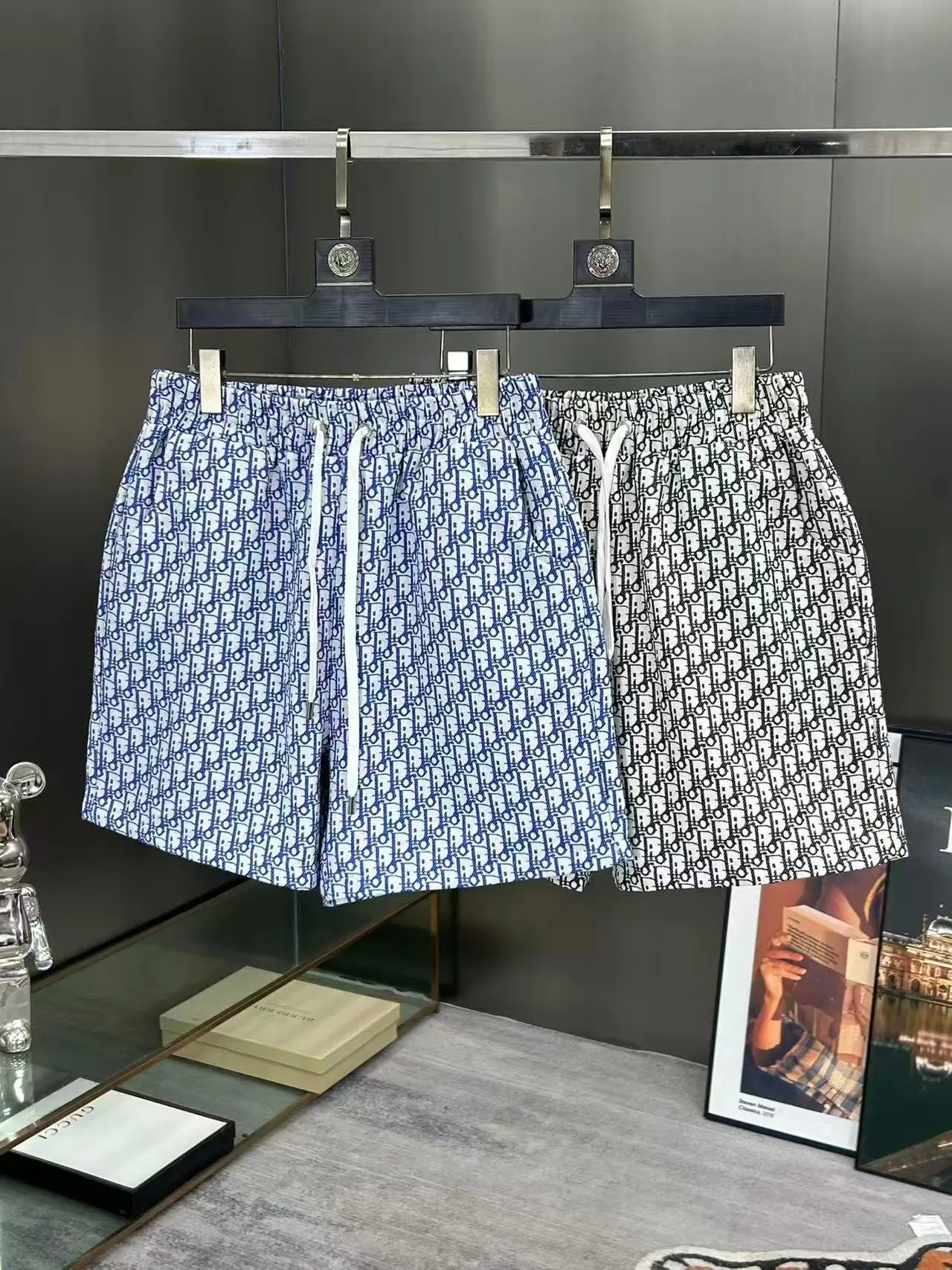 Oblique Jacquard Denim Shorts D15511034 — view 9