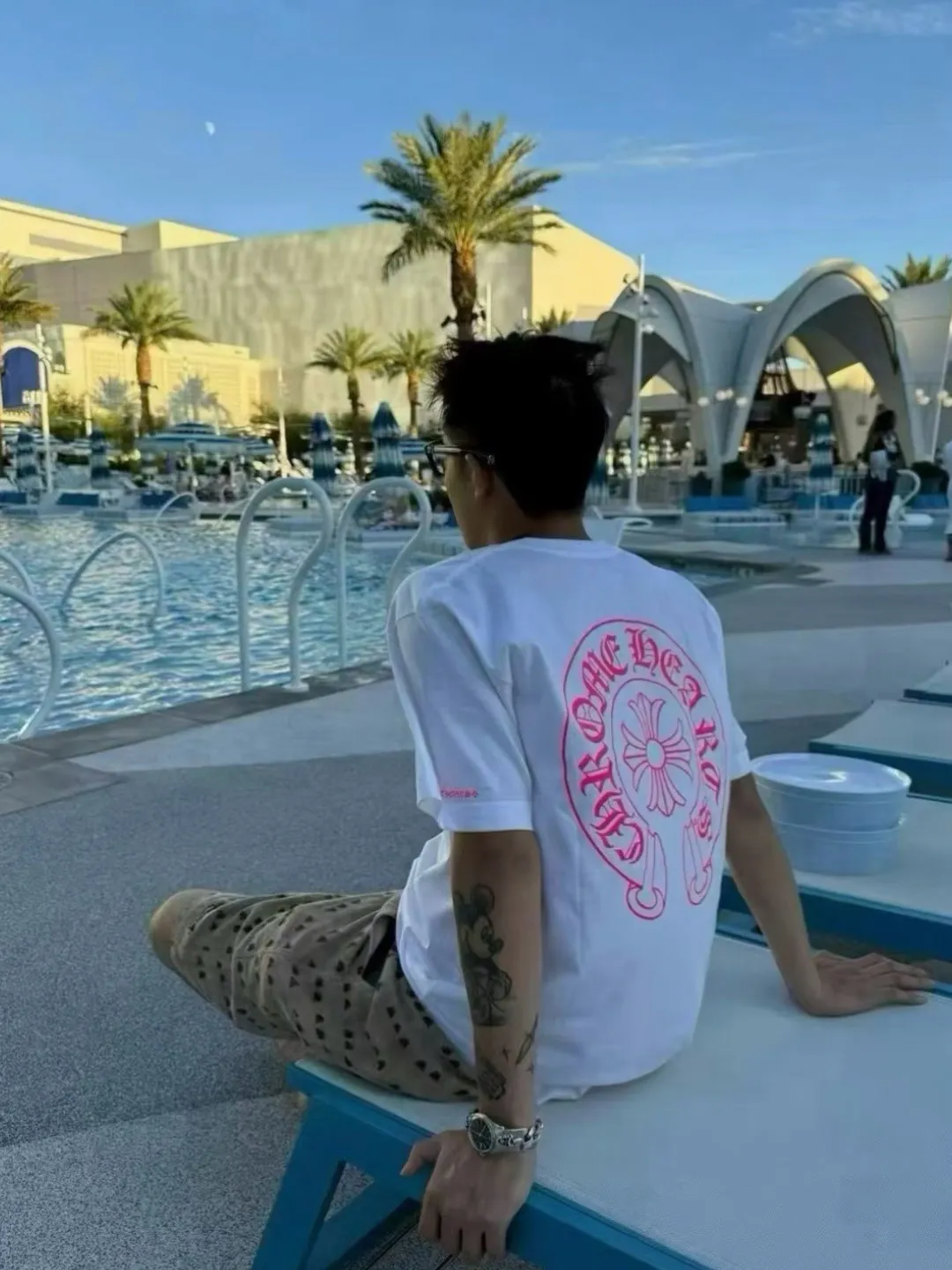 Chrome Hearts Horseshoe Embroidery T-Shirt D12023684 — view 3
