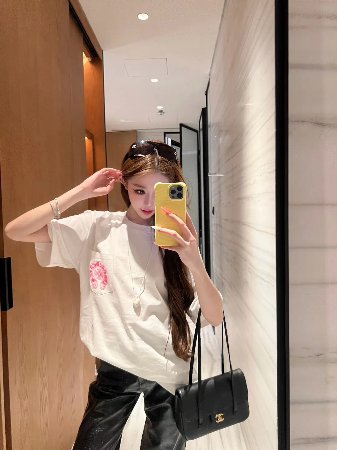 Chrome Hearts Horseshoe Embroidery T-Shirt D12023684 — view 7