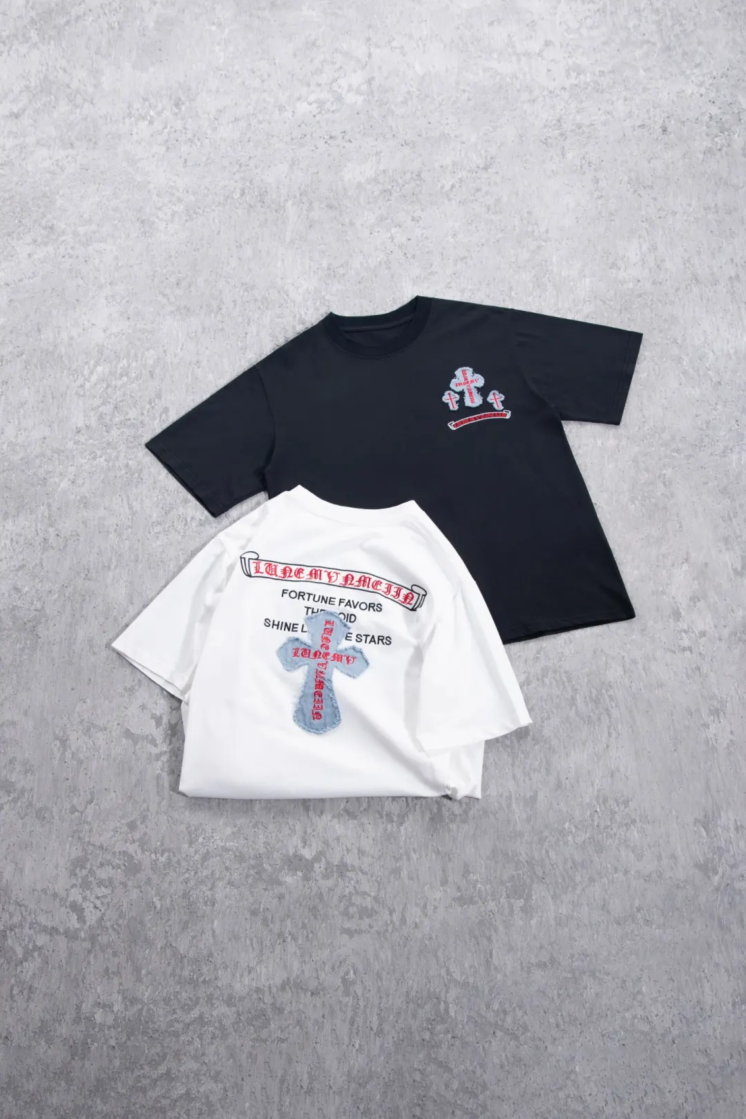 Embroidered Cross Logo Heavyweight Cotton T-Shirt D12523682 — view 2