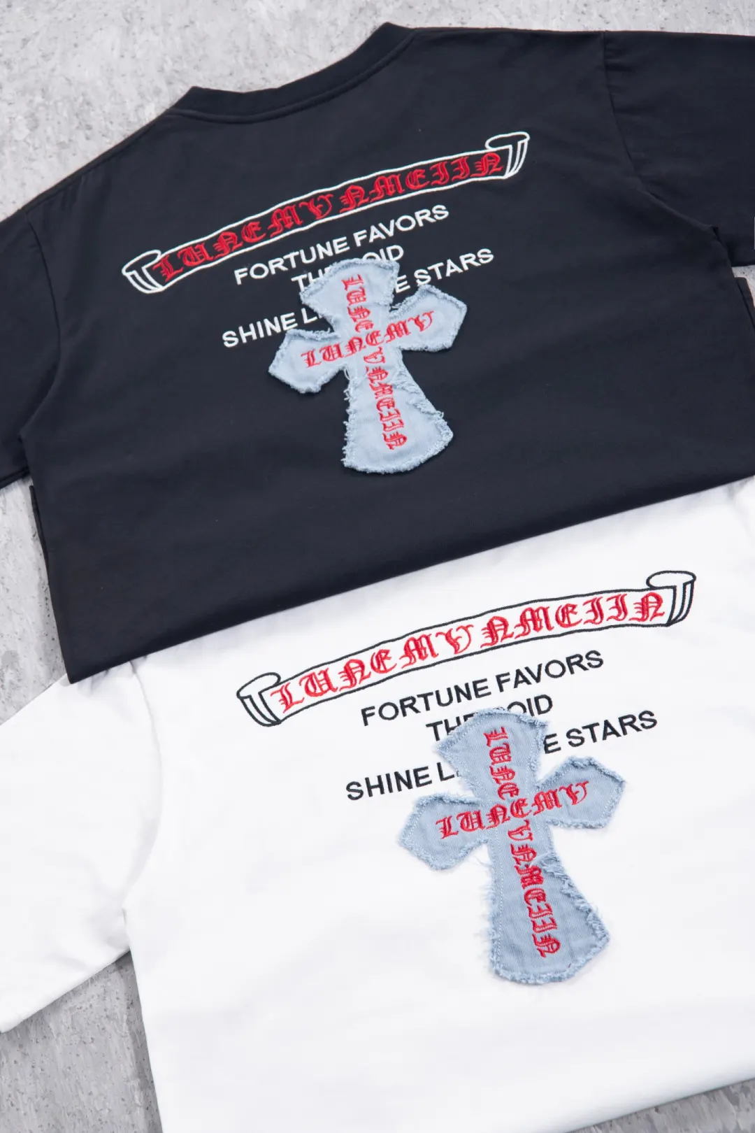 Embroidered Cross Logo Heavyweight Cotton T-Shirt D12523682 — view 9