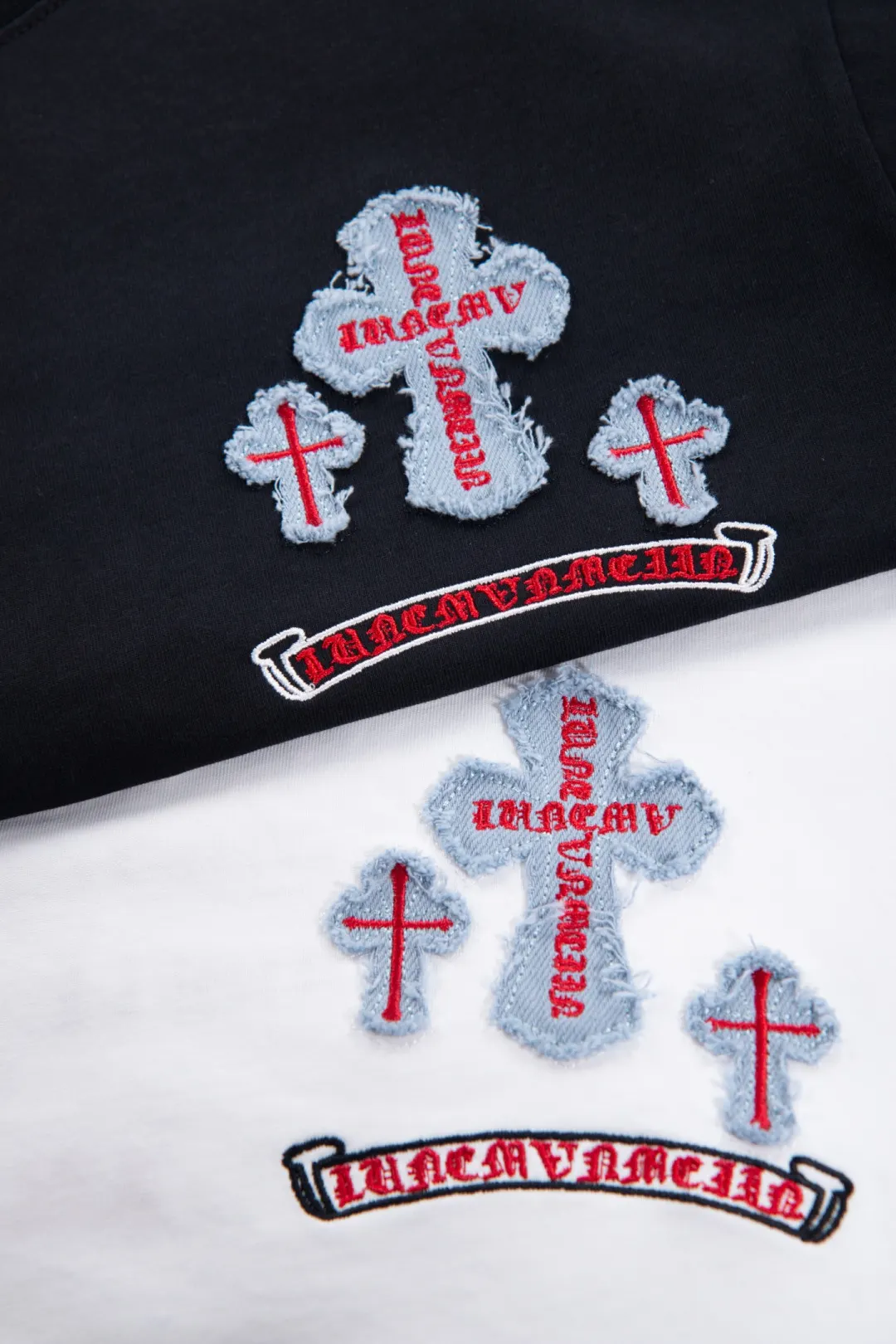 Embroidered Cross Logo Heavyweight Cotton T-Shirt D12523682 — view 10