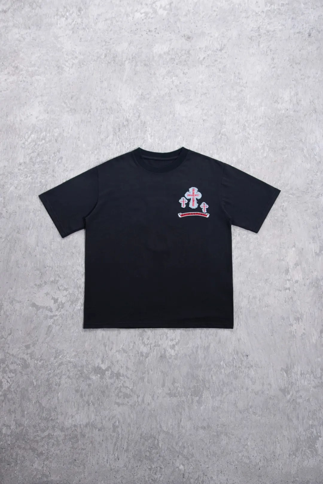 Embroidered Cross Logo Heavyweight Cotton T-Shirt D12523682 — view 12