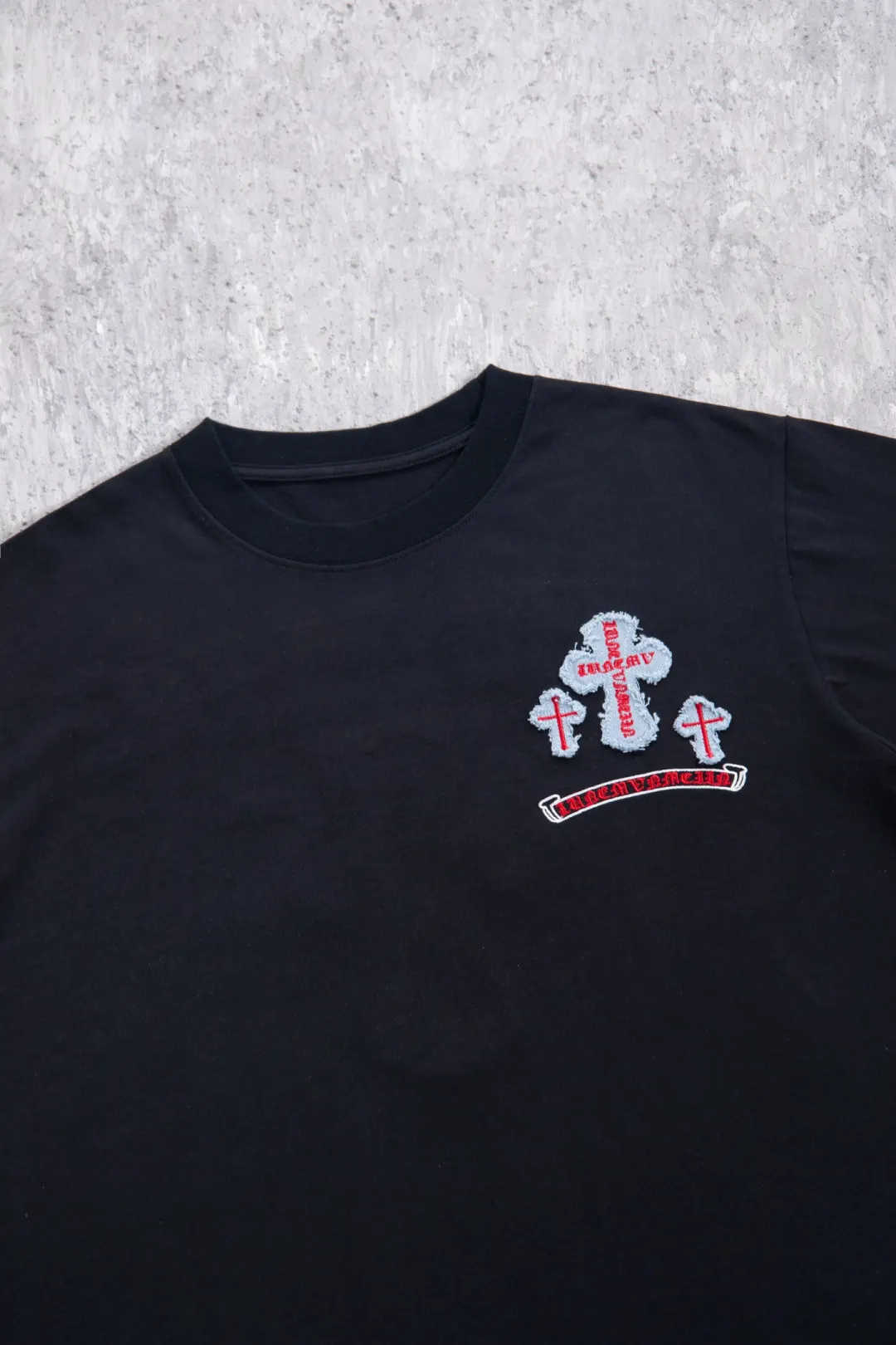 Embroidered Cross Logo Heavyweight Cotton T-Shirt D12523682 — view 13