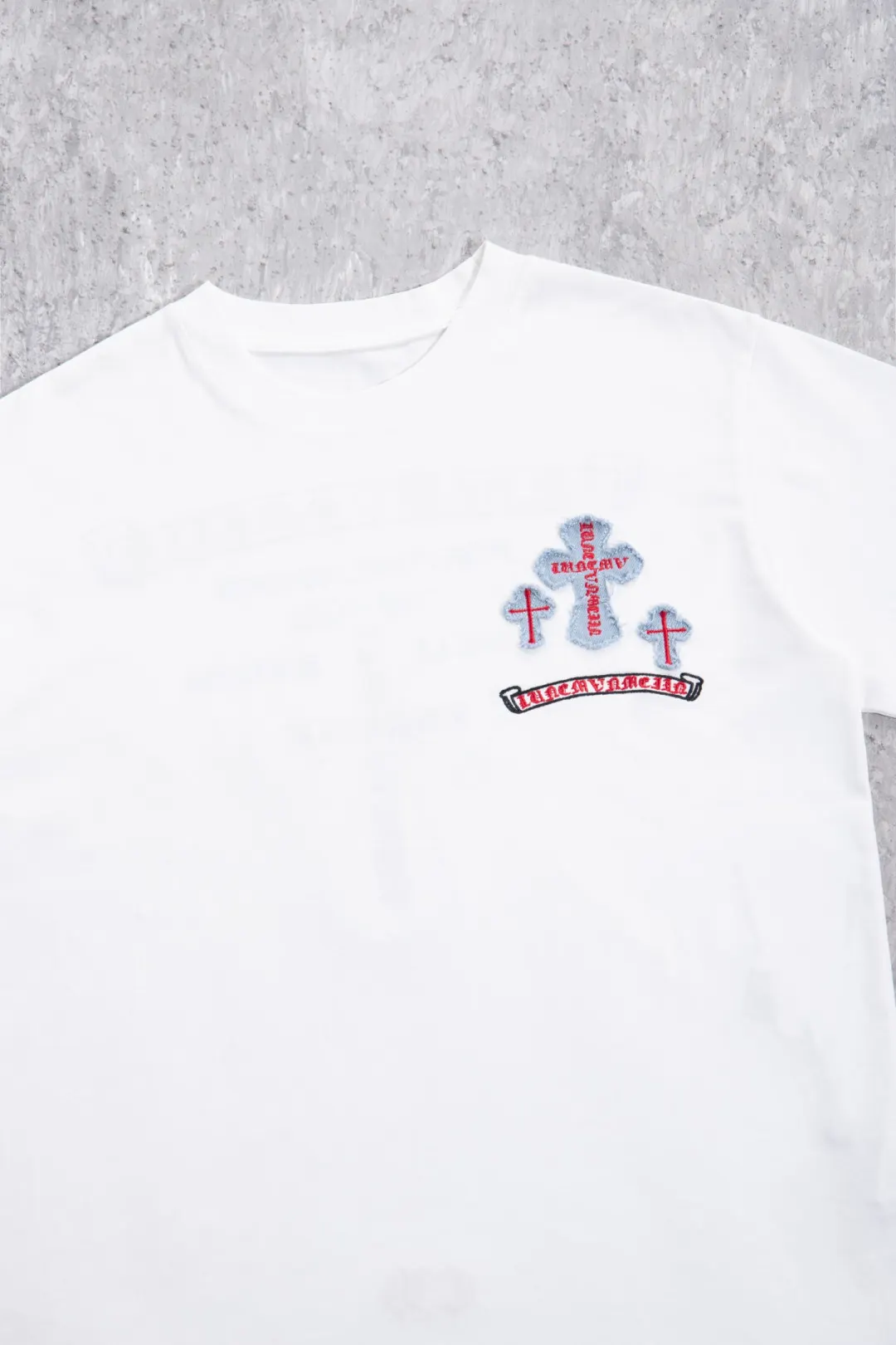 Embroidered Cross Logo Heavyweight Cotton T-Shirt D12523682 — view 17