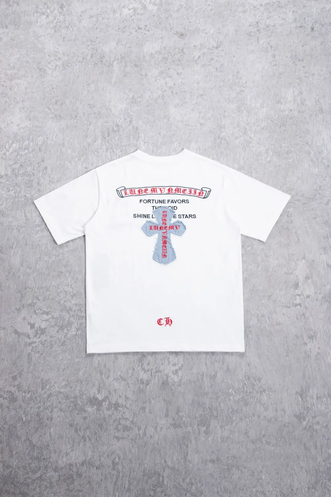 Embroidered Cross Logo Heavyweight Cotton T-Shirt D12523682 — view 18