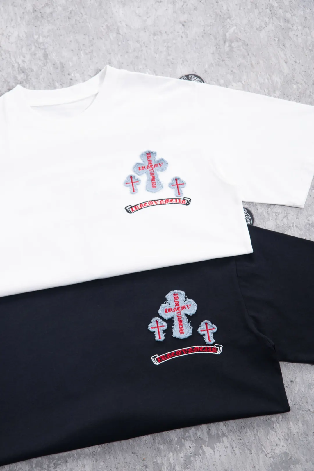Embroidered Cross Logo Heavyweight Cotton T-Shirt D12523682 — view 20