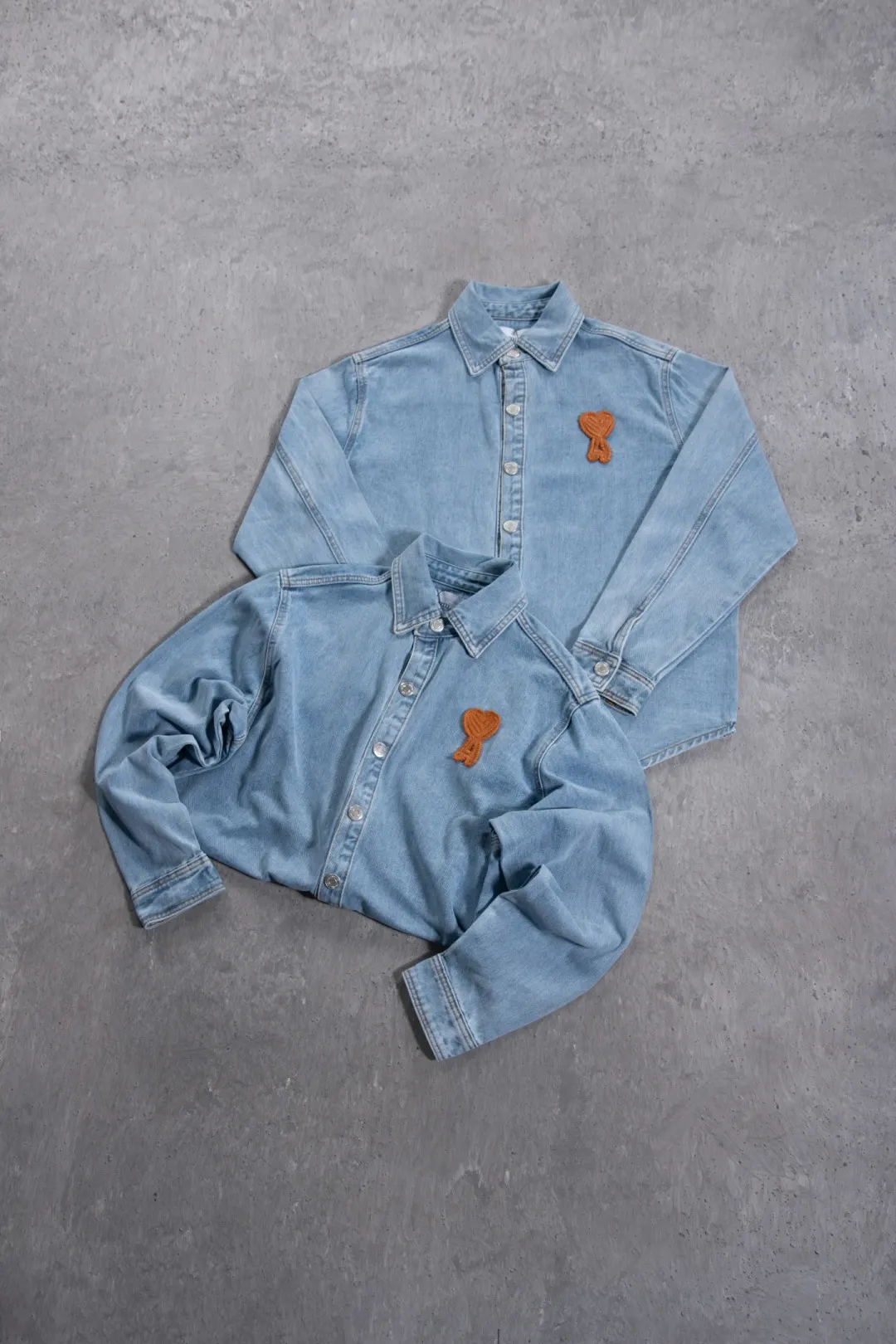 Ami de Coeur Embroidered Denim Shirt D19523700 — view 20