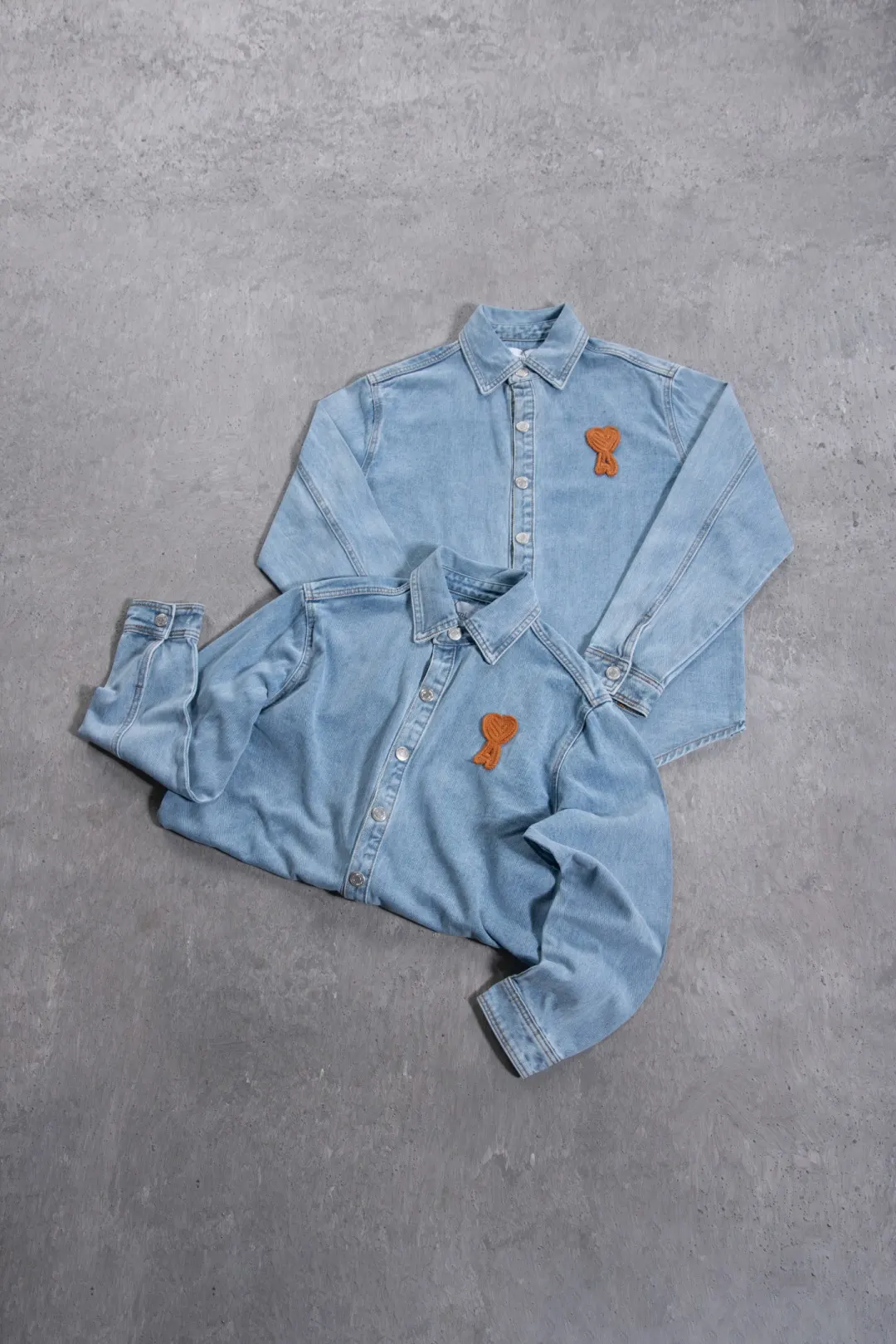 Ami de Coeur Embroidered Denim Shirt D19523700 — view 21
