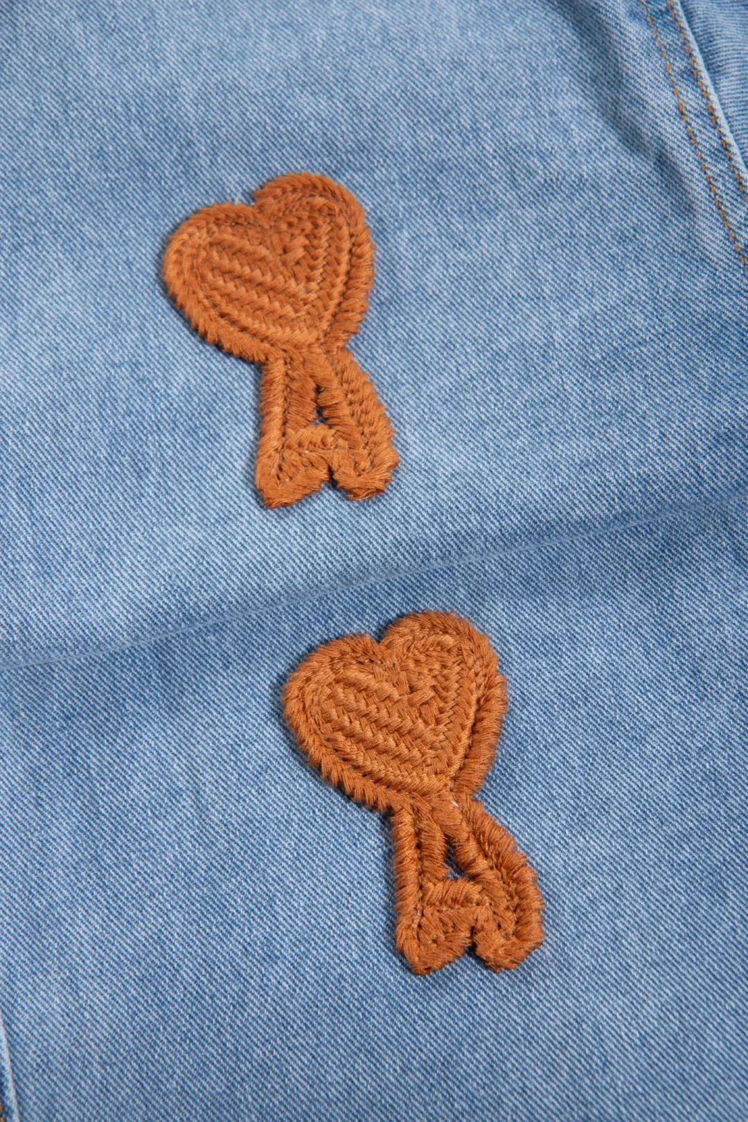 Ami de Coeur Embroidered Denim Shirt D19523700 — view 23