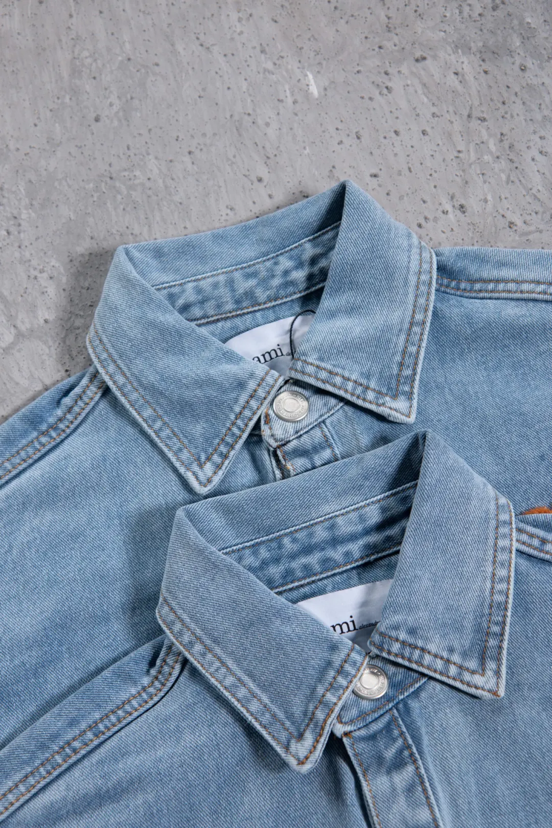 Ami de Coeur Embroidered Denim Shirt D19523700 — view 26