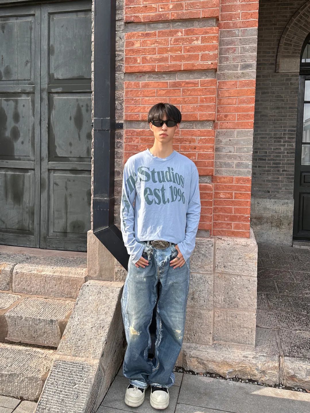 Logo-Print Cotton Long-Sleeve T-Shirt D13023704 — view 20