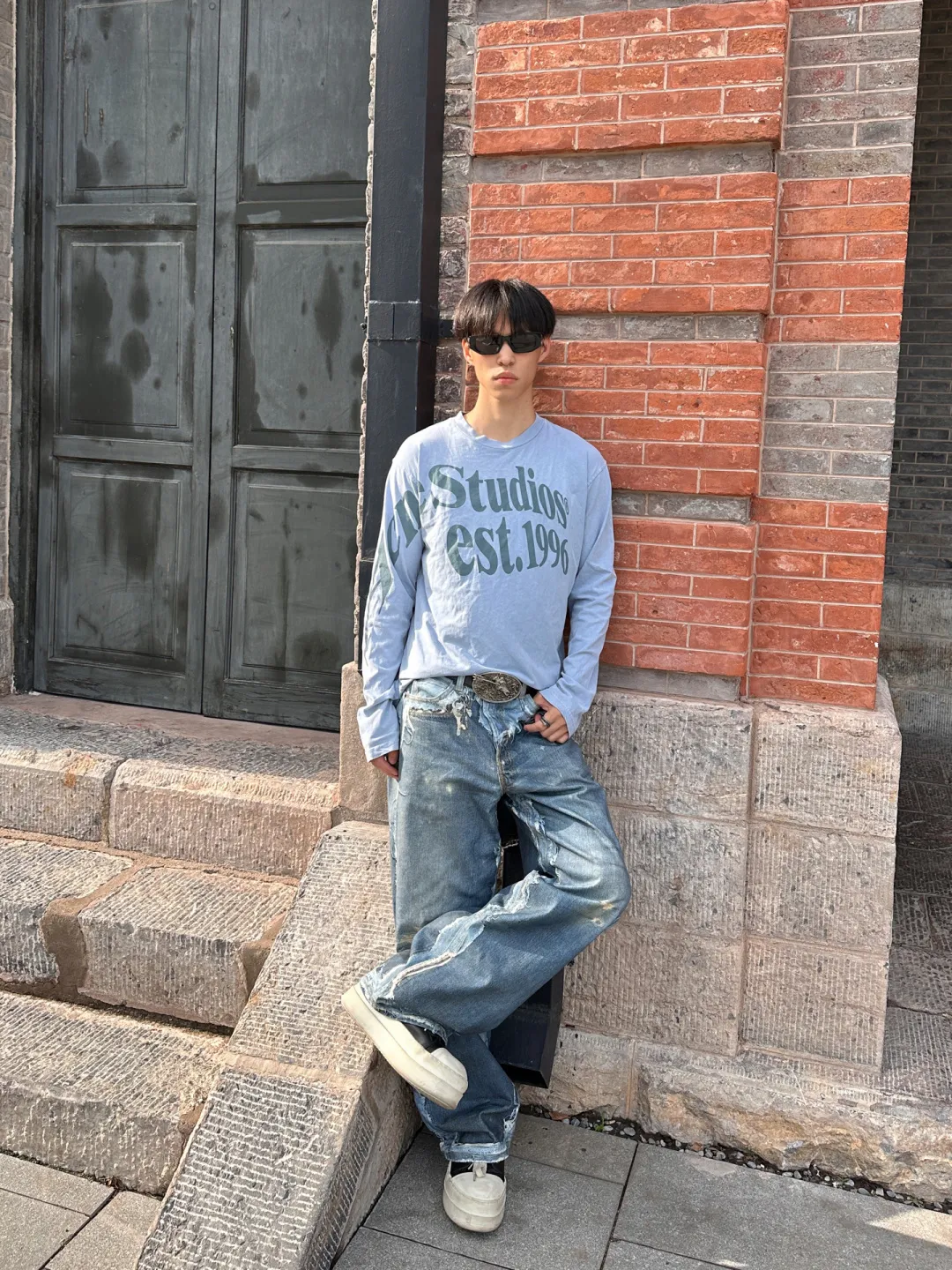Logo-Print Cotton Long-Sleeve T-Shirt D13023704 — view 21