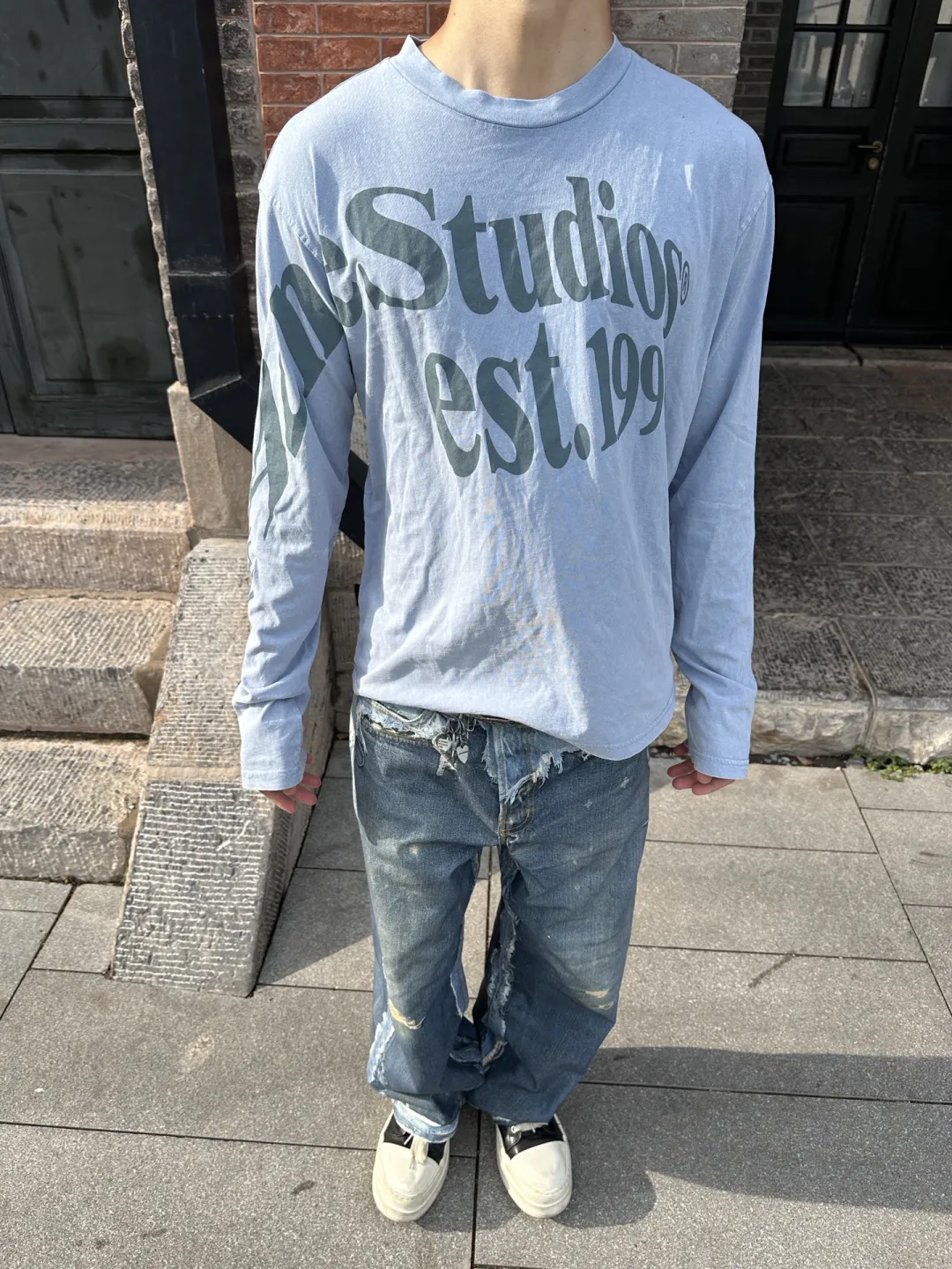 Logo-Print Cotton Long-Sleeve T-Shirt D13023704 — view 22
