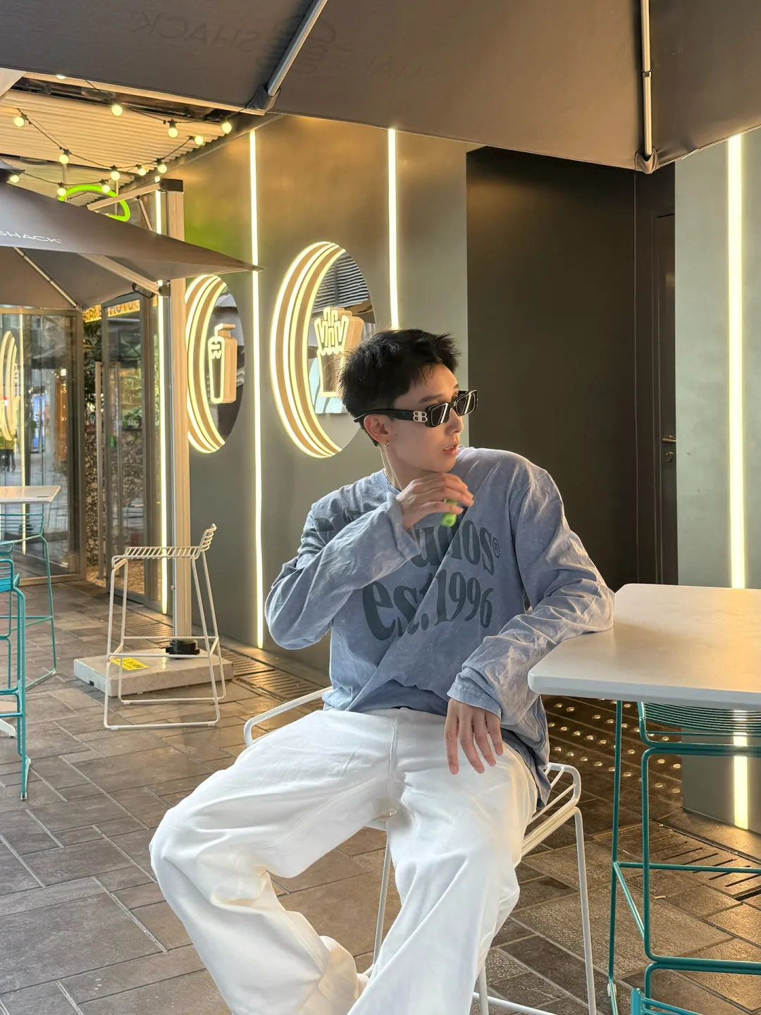 Logo-Print Cotton Long-Sleeve T-Shirt D13023704 — view 40