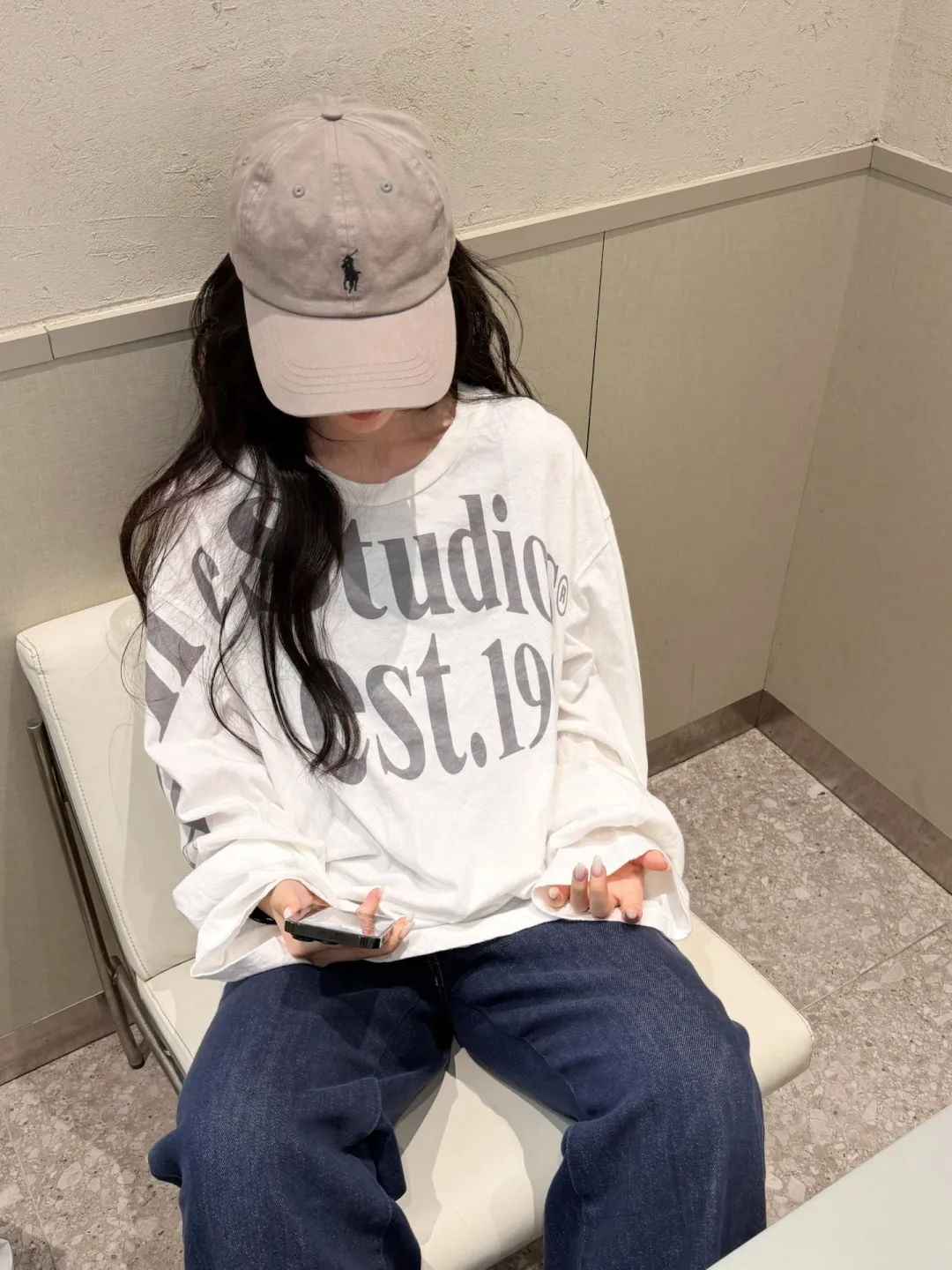 Logo-Print Cotton Long-Sleeve T-Shirt D13023704 — view 54